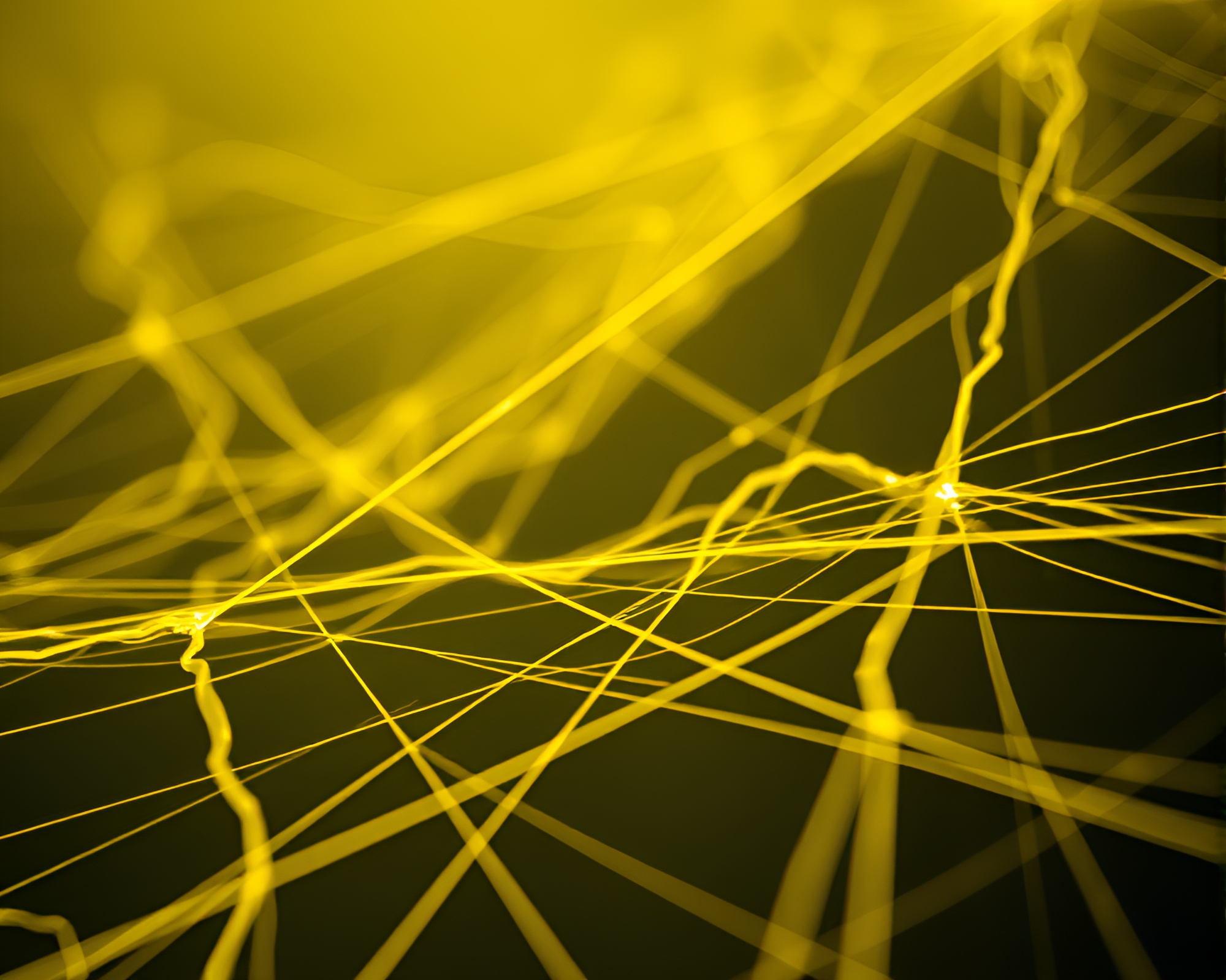 Dystopian Ley Line Close-Up in Monochrome Yellow – free AI stock image