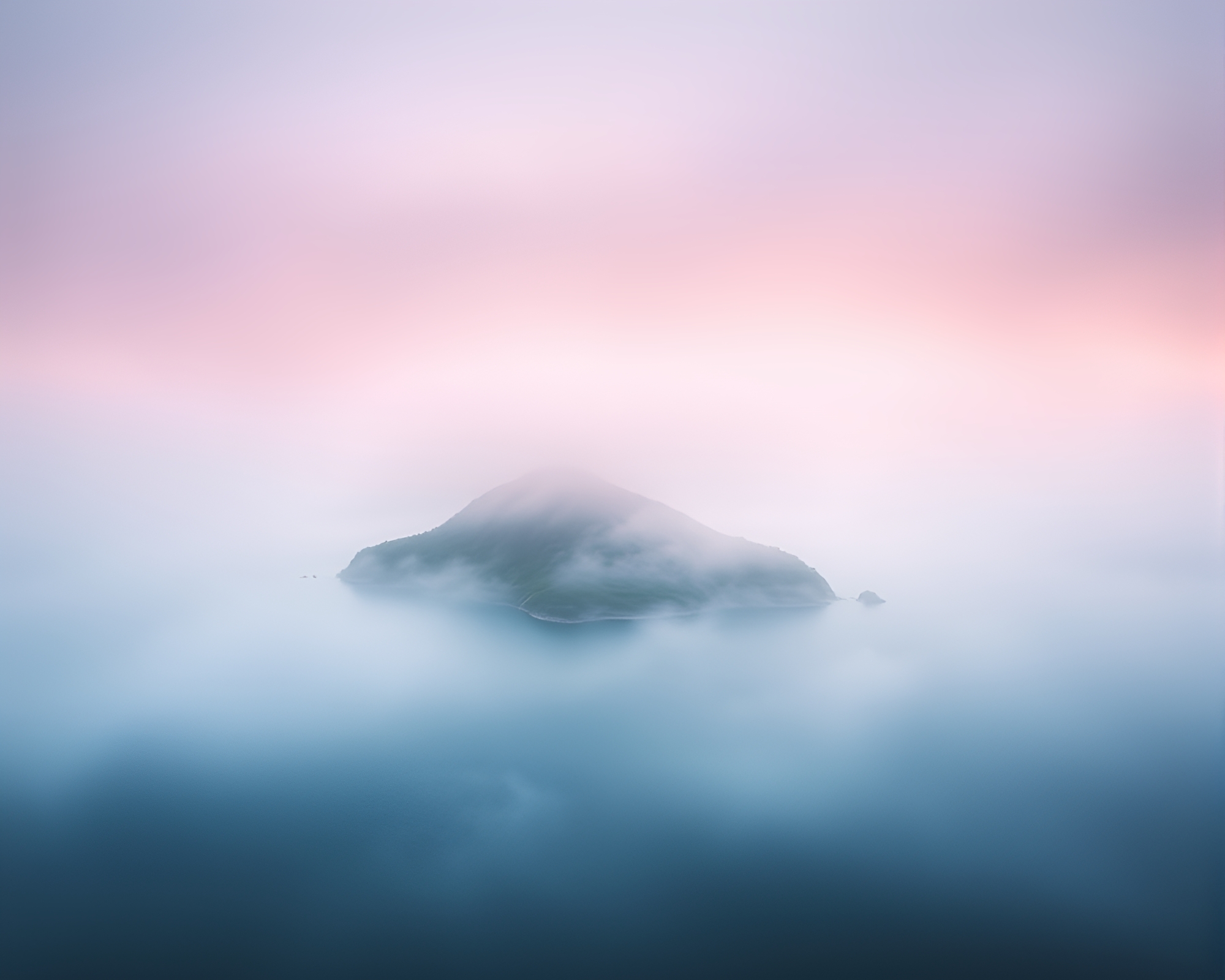 Fractal Island in Smoky Haze – free AI stock image