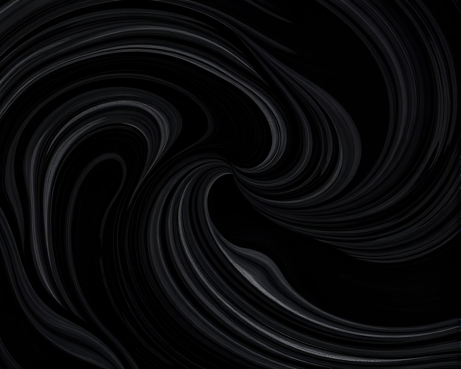Abstract arrangement of shading strokes in a flat color swirl