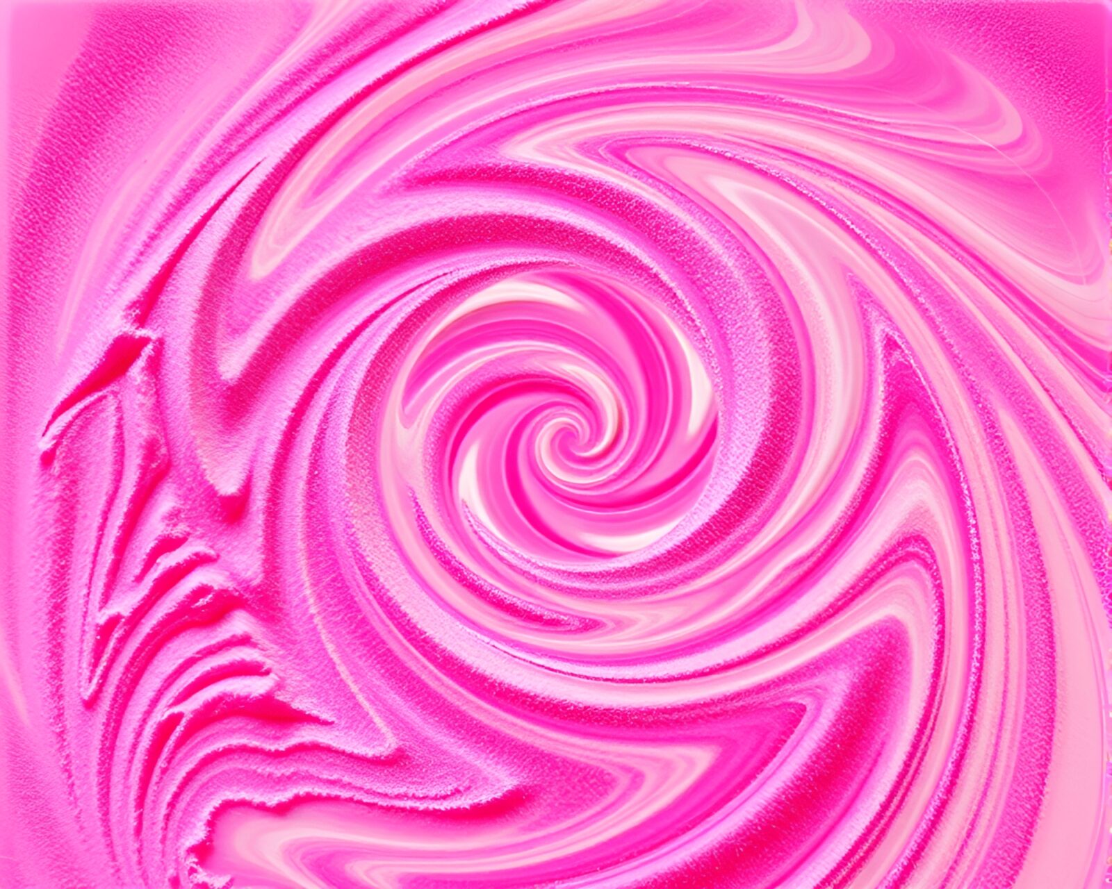A surreal x-ray style image of a swirling magenta time vortex in sand