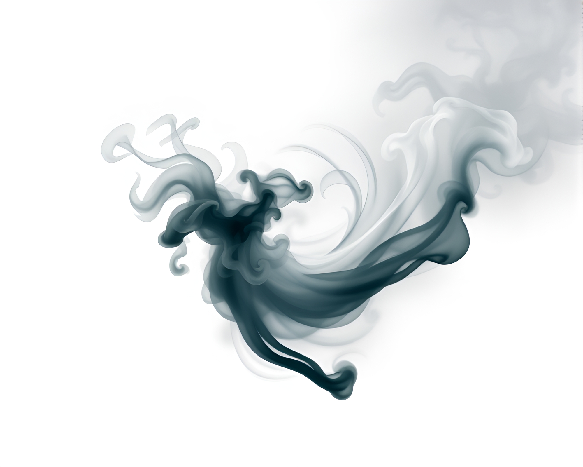 Satellite Scribe: Earth-tone Calligraphic Smoke Plume – free AI stock image