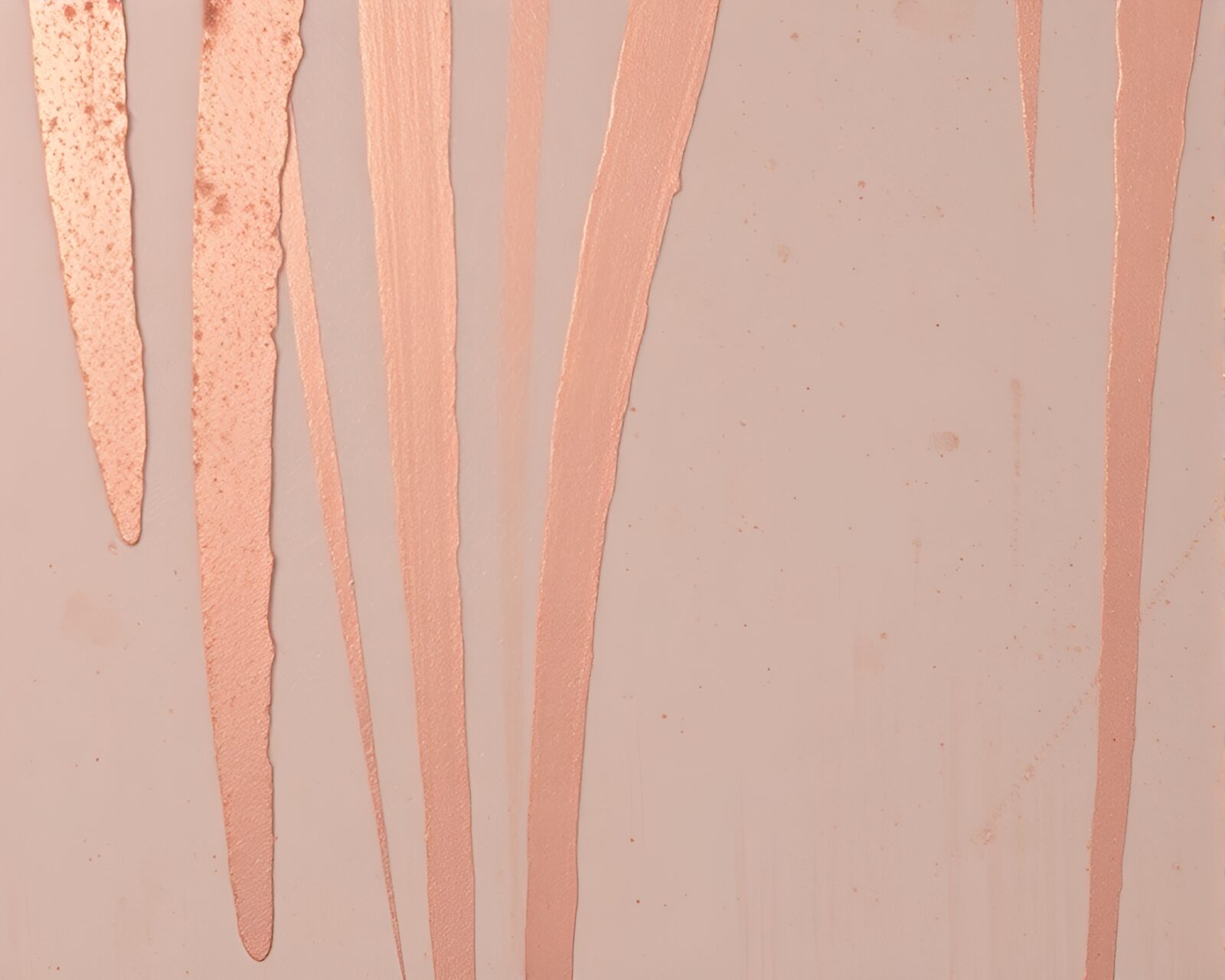 Enchanting elf royalty surrounded by rose gold rust patterns