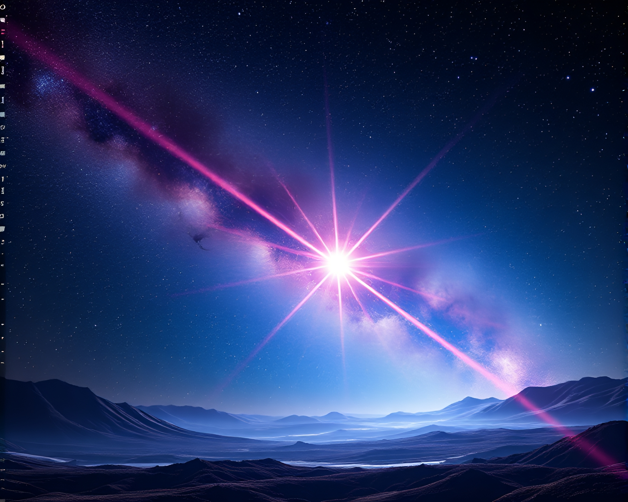 Futuristic Zero-Point Energy Reactor in Milky Way Swirl – free AI stock image