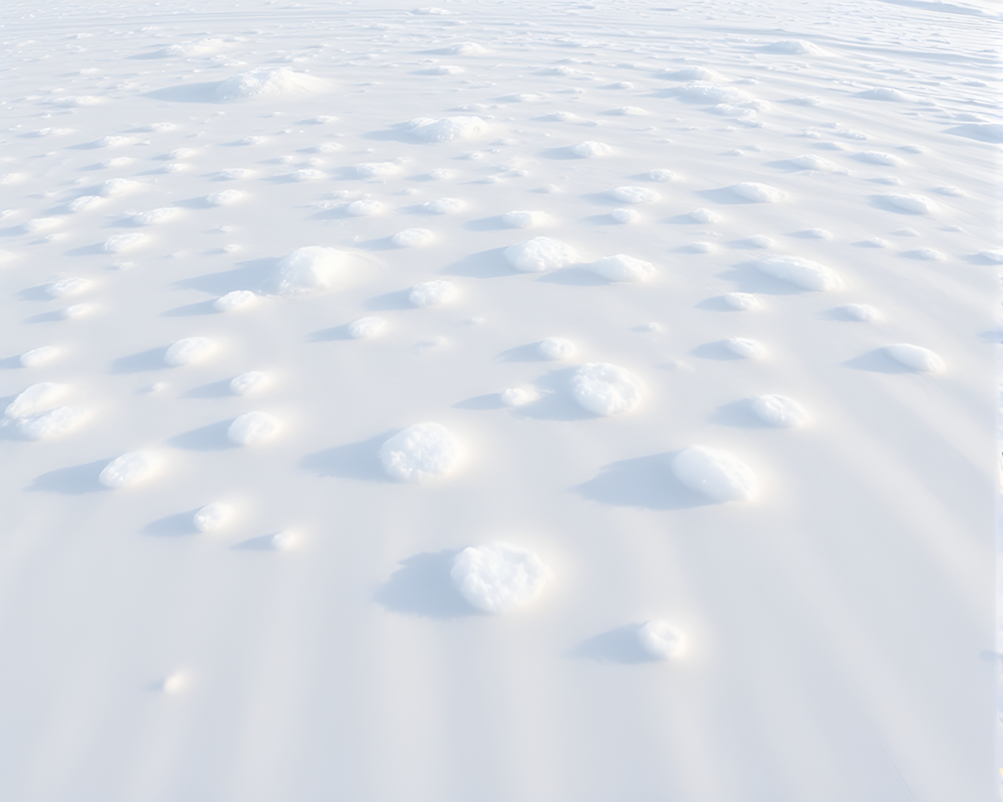 Bubble Clusters in Antarctic Whiteout Duotone Photograph – free AI stock image