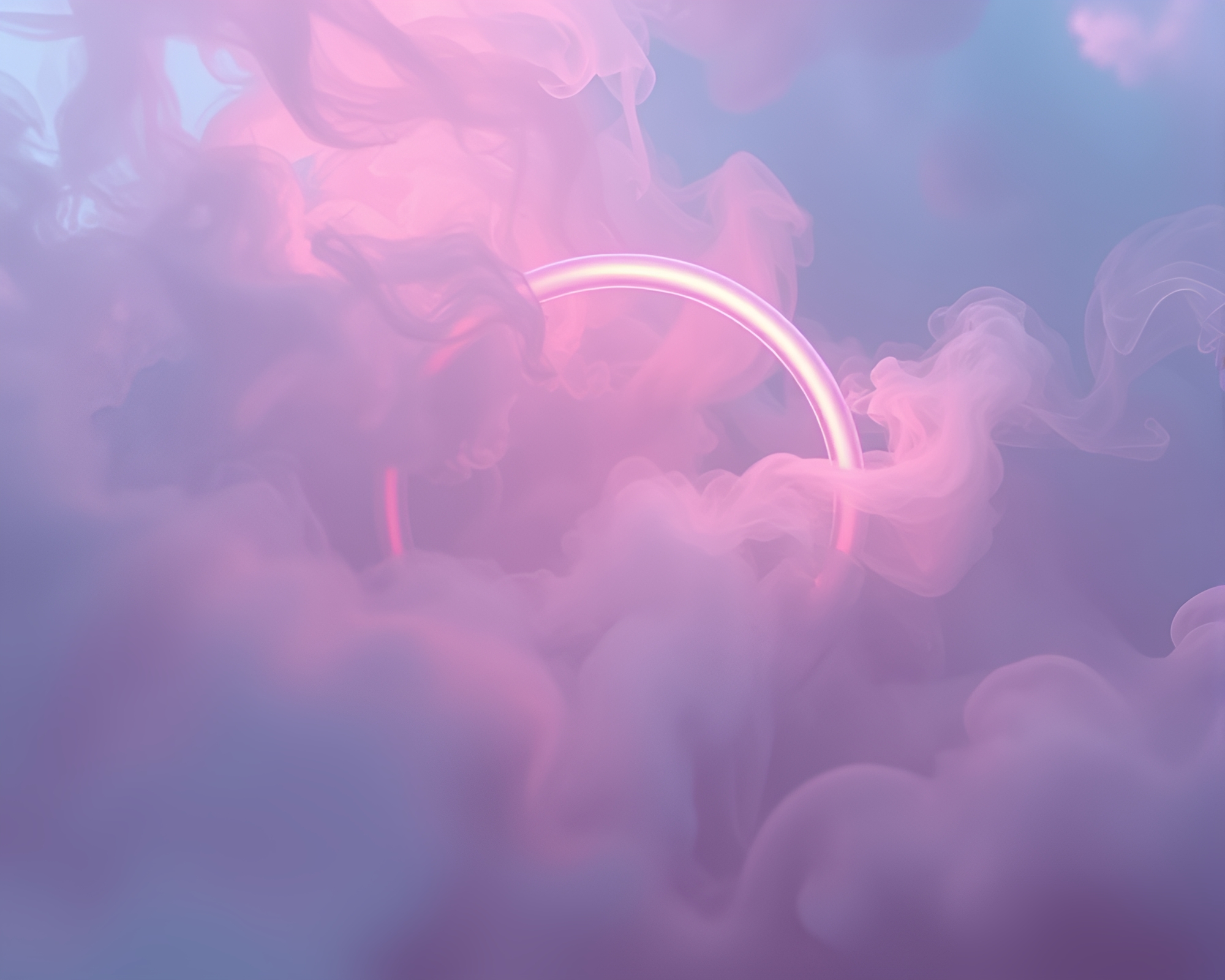 Surreal Dreamscape with Enchanting Smoke Rings – free AI stock image