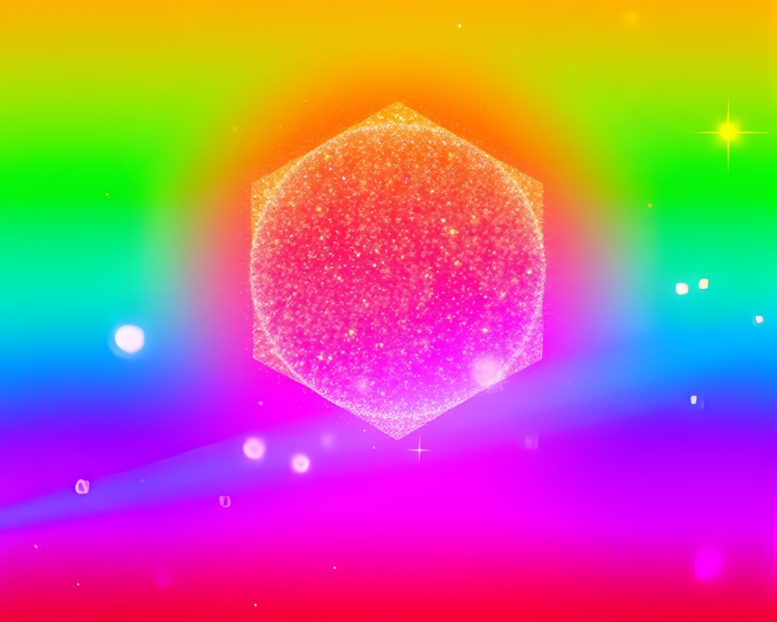 Vibrant 3D bio-printer with sparkling sun glares and toon shading