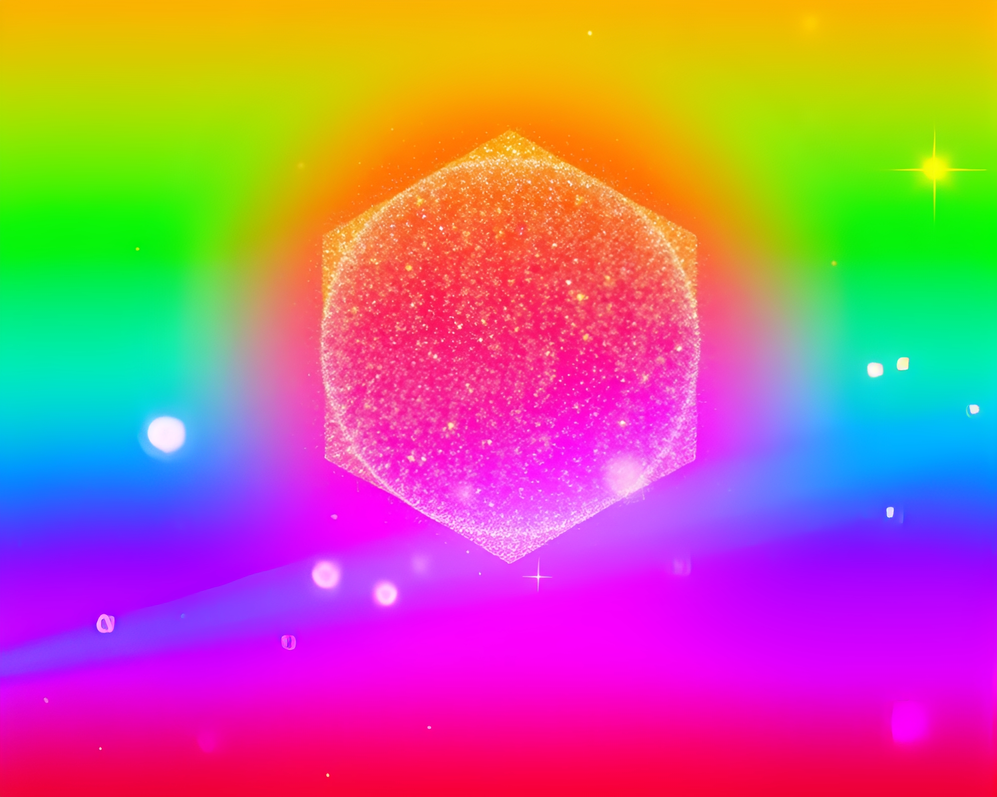 Sunlit 3D Bio-Printer: Glitter Dust Toon Shading – free AI stock image
