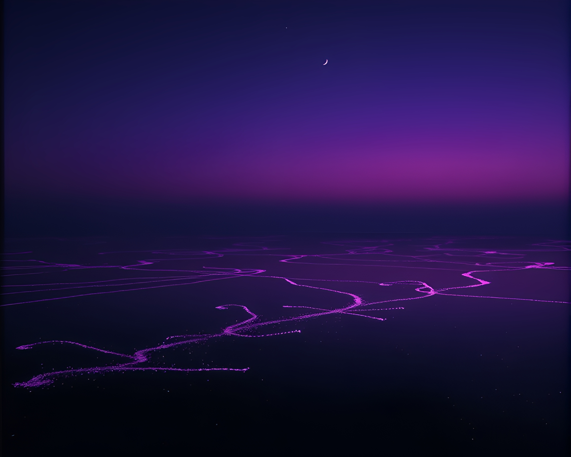 Ley Lines Twilight Chalk Scrawls – free AI stock image