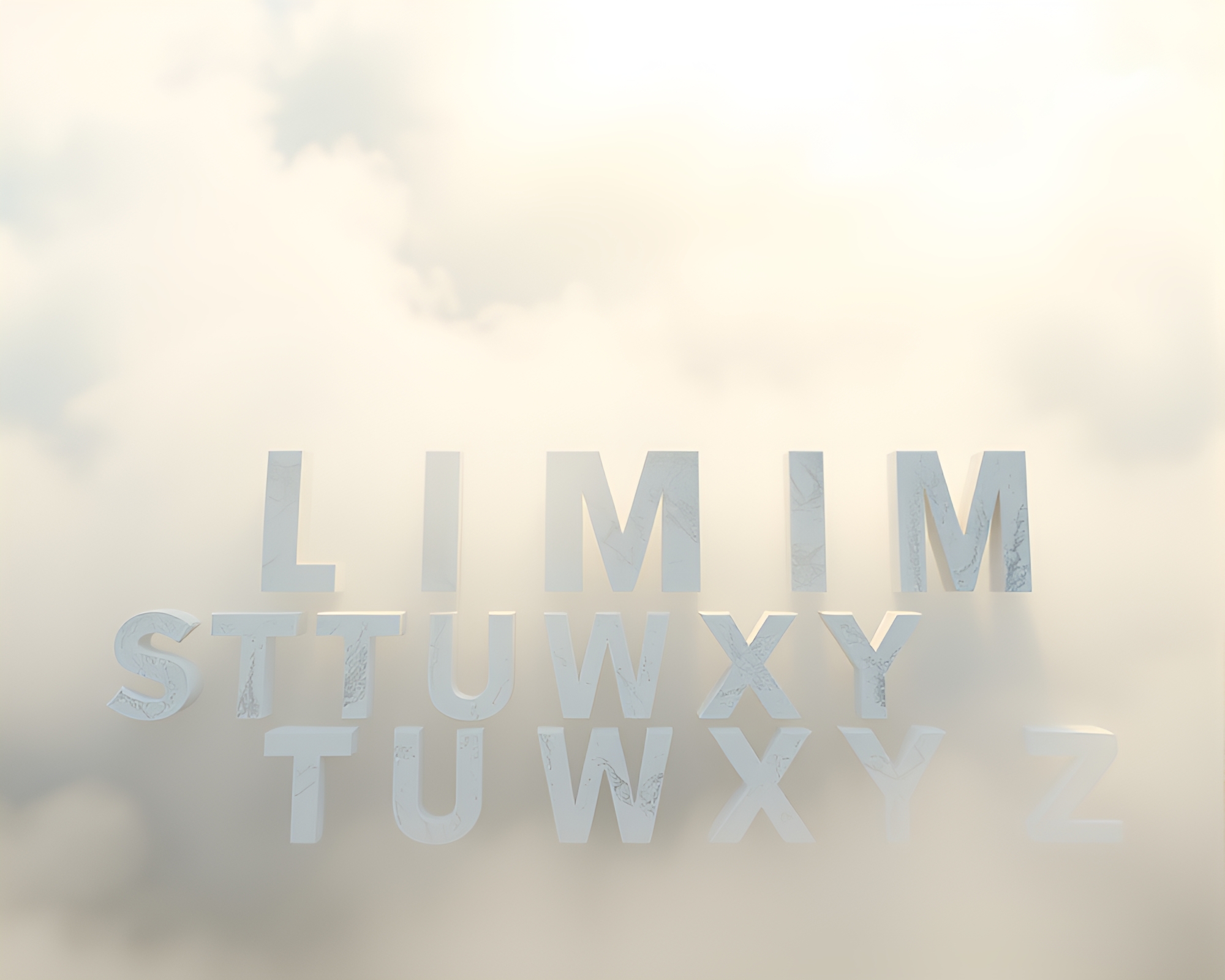 Misty Runic Alphabet Centerpiece – free AI stock image
