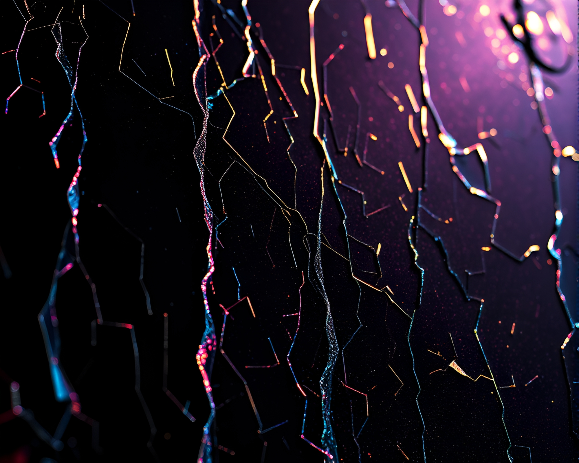 Iridescent Dwarf in Metallic Ray-Traced Setting – free AI stock image
