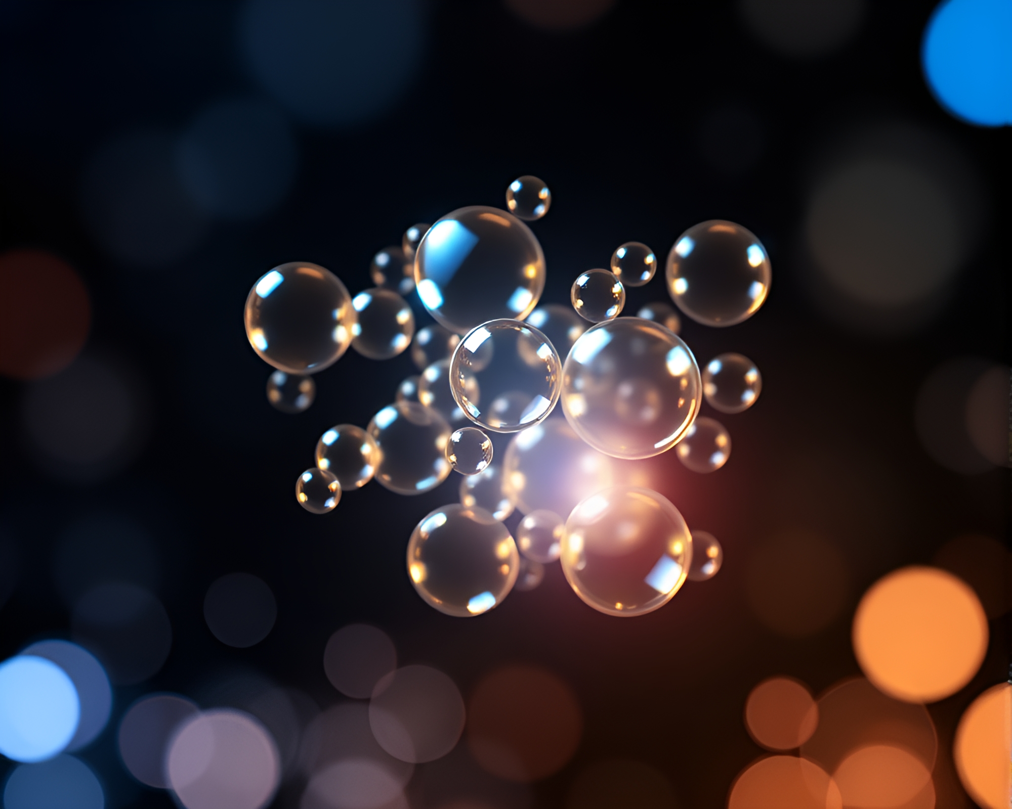 Bubble Cluster Microphone Serenade Vector Art – free AI stock image