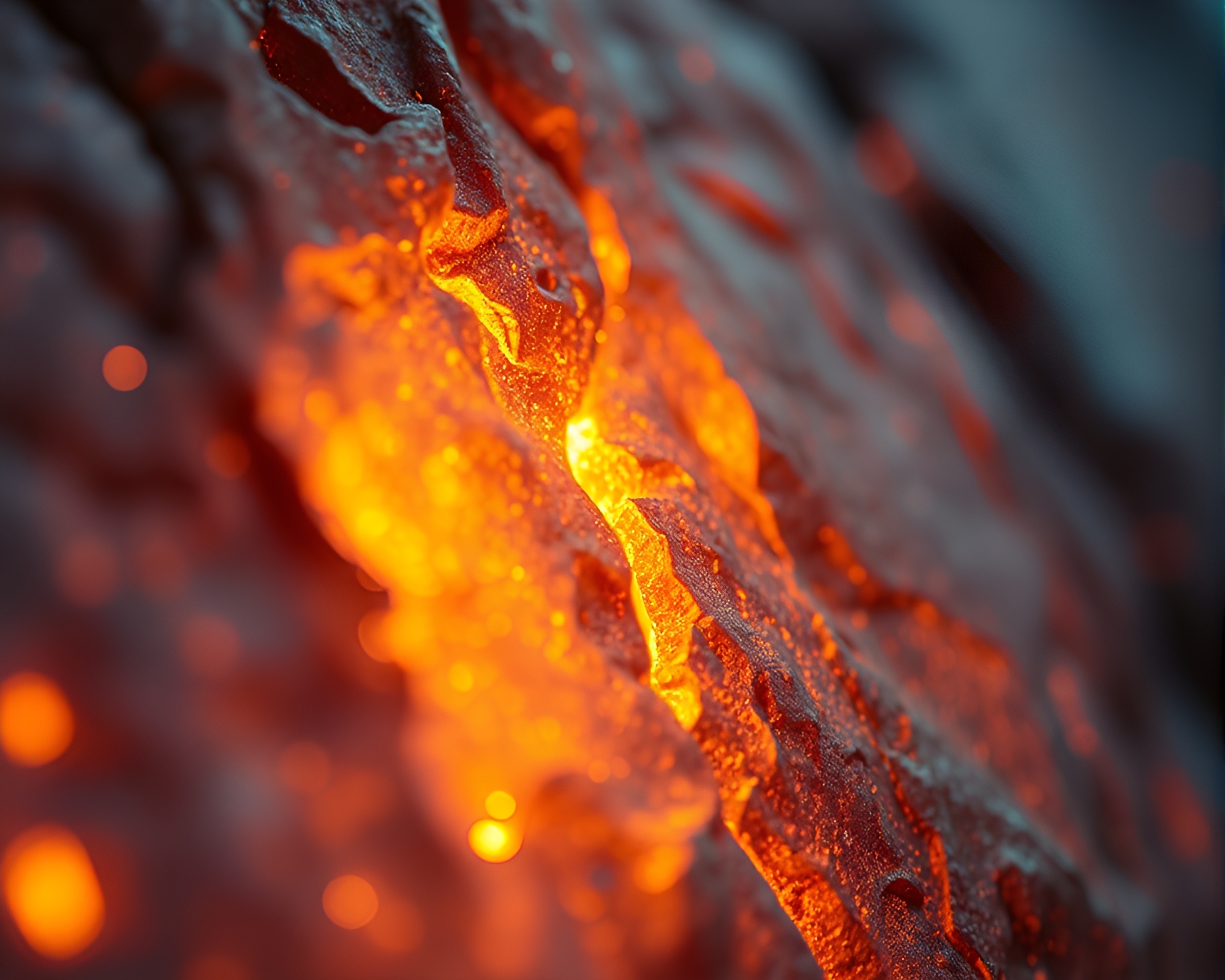 Enigmatic Glowing Rune Stone Close-up Impressionist Painting – free AI stock image