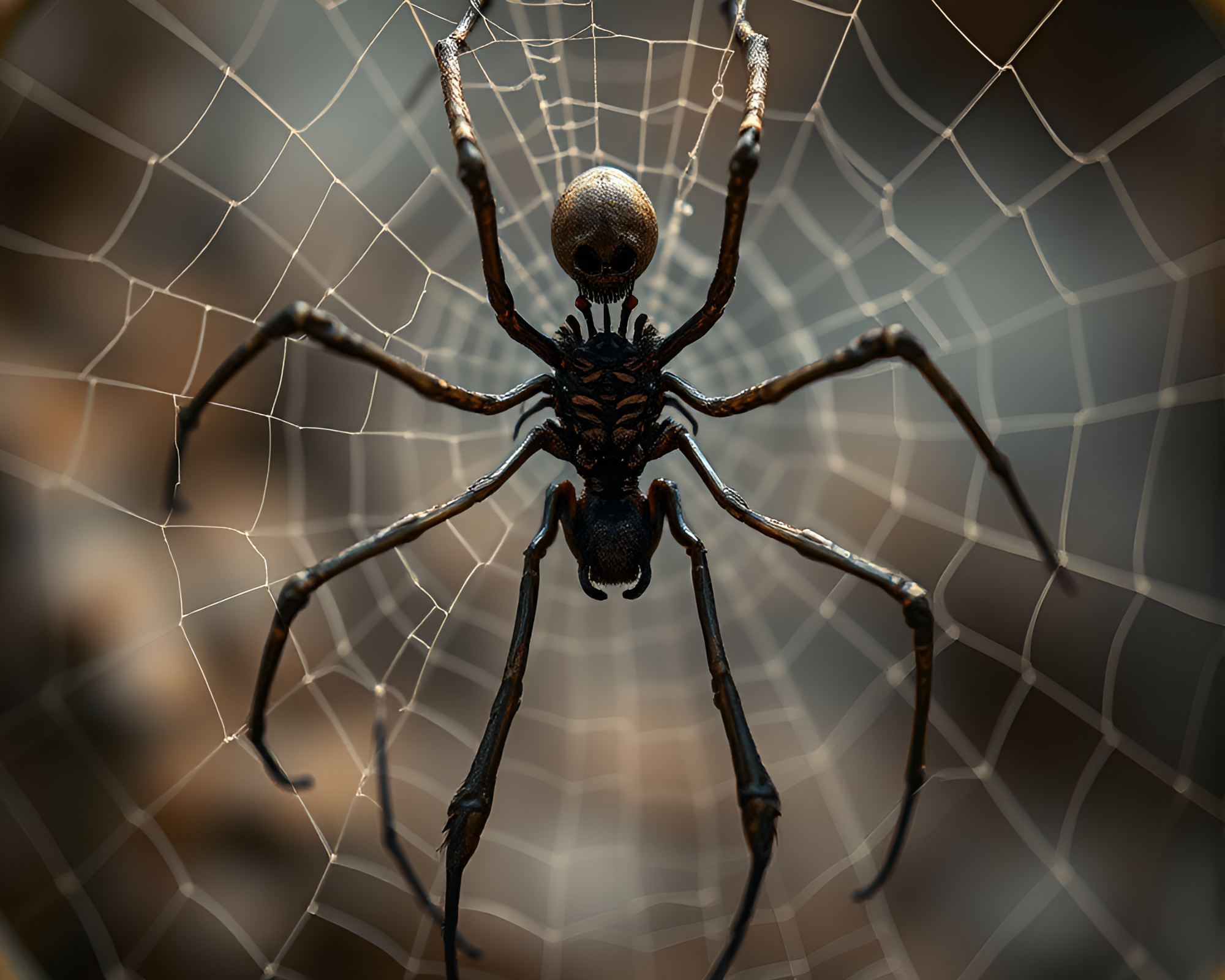 Mystical Exoskeleton Suit in Tilt-Shift Perspective – free AI stock image