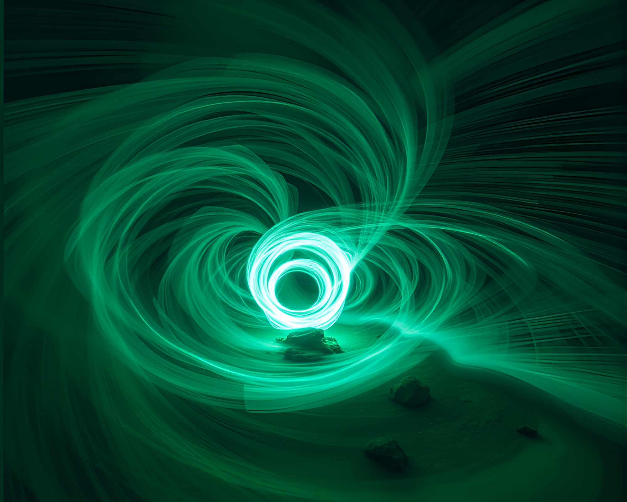 Kraken’s Vortex Twist in Off-White Glow – free AI stock image