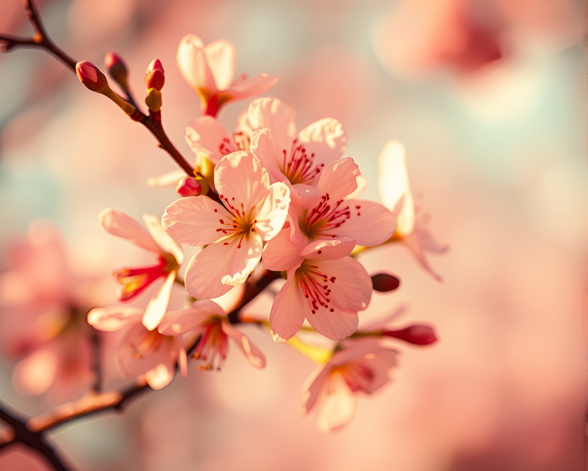 Spring Blossom Duochrome Savannah Golds Visual Symphony – free AI stock image