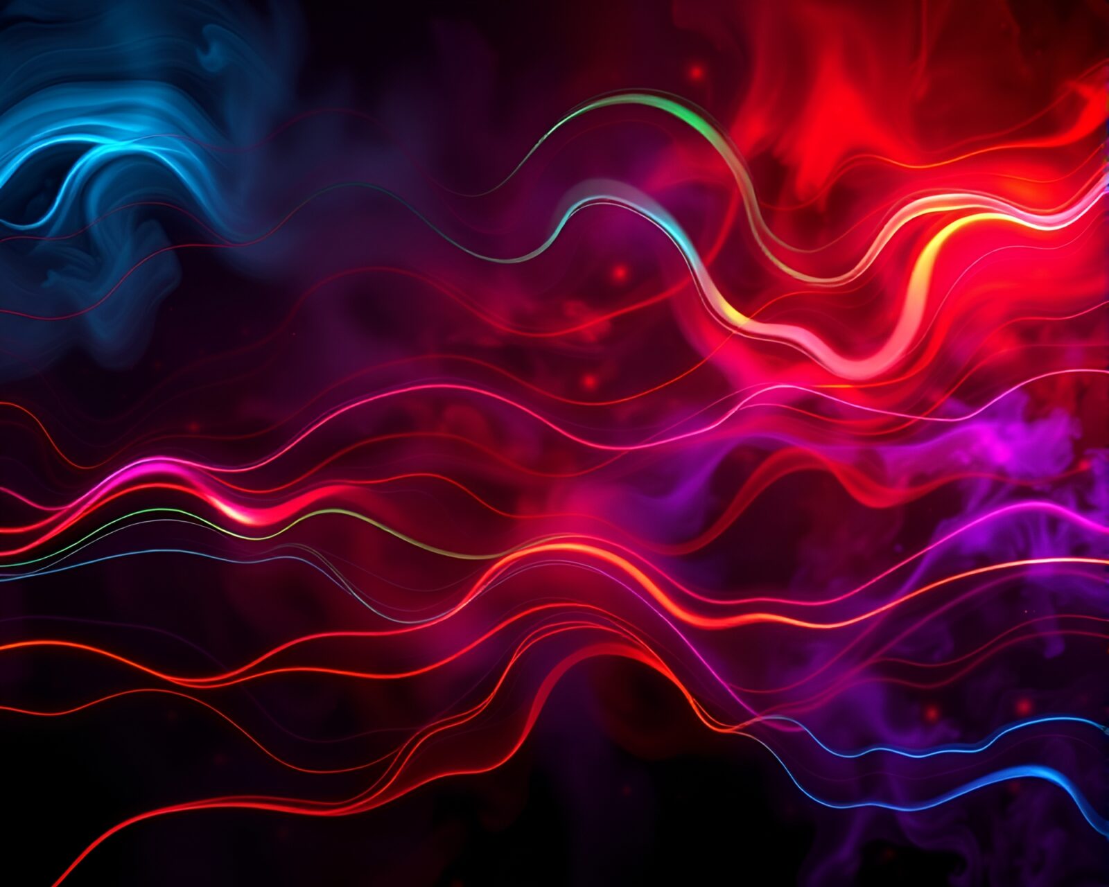 Neon-colored Morse code telegraph in fluid charcoal strokes