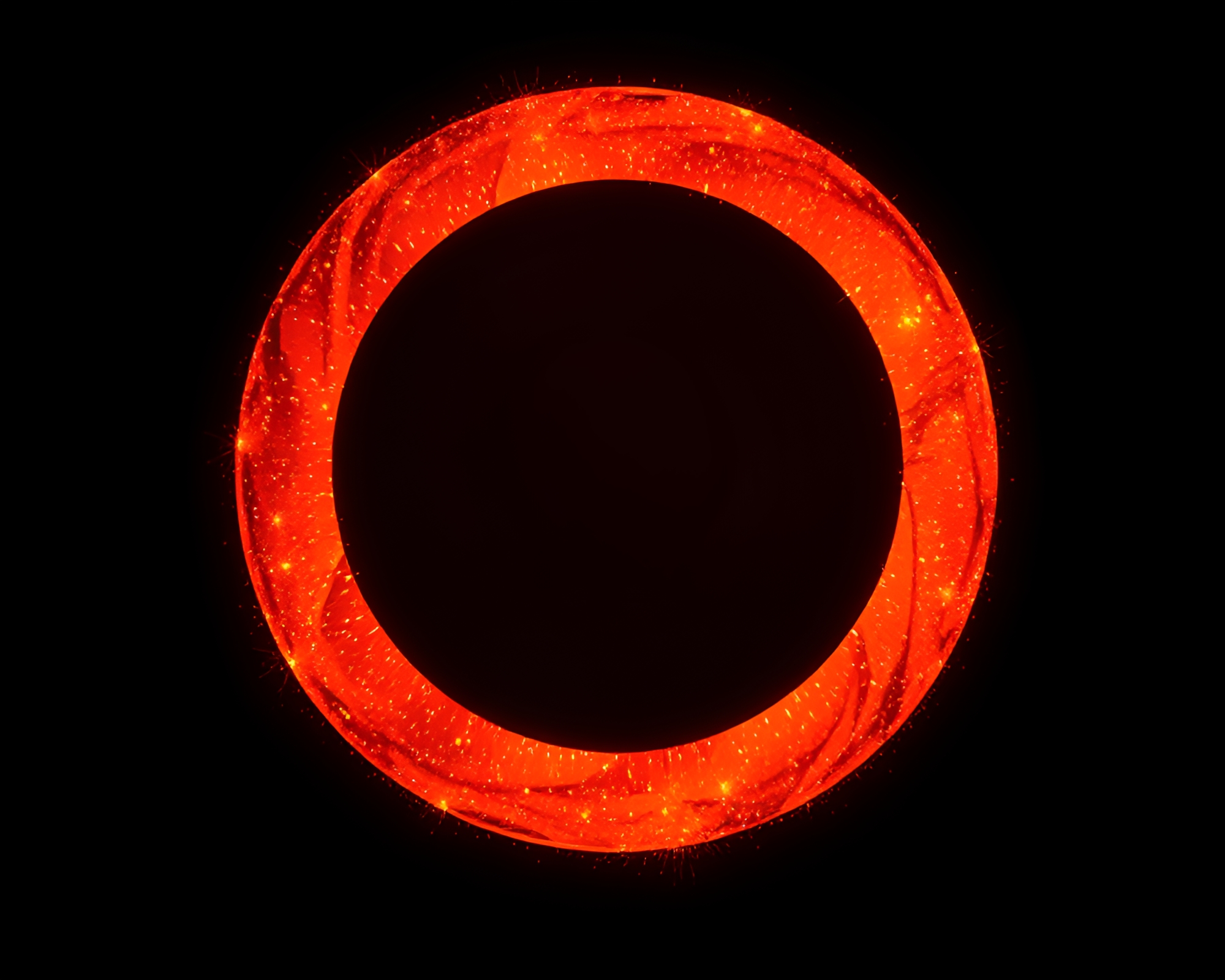 Enchanting Magic Circle Aglow with Gilded Sunset Hues – free AI stock image