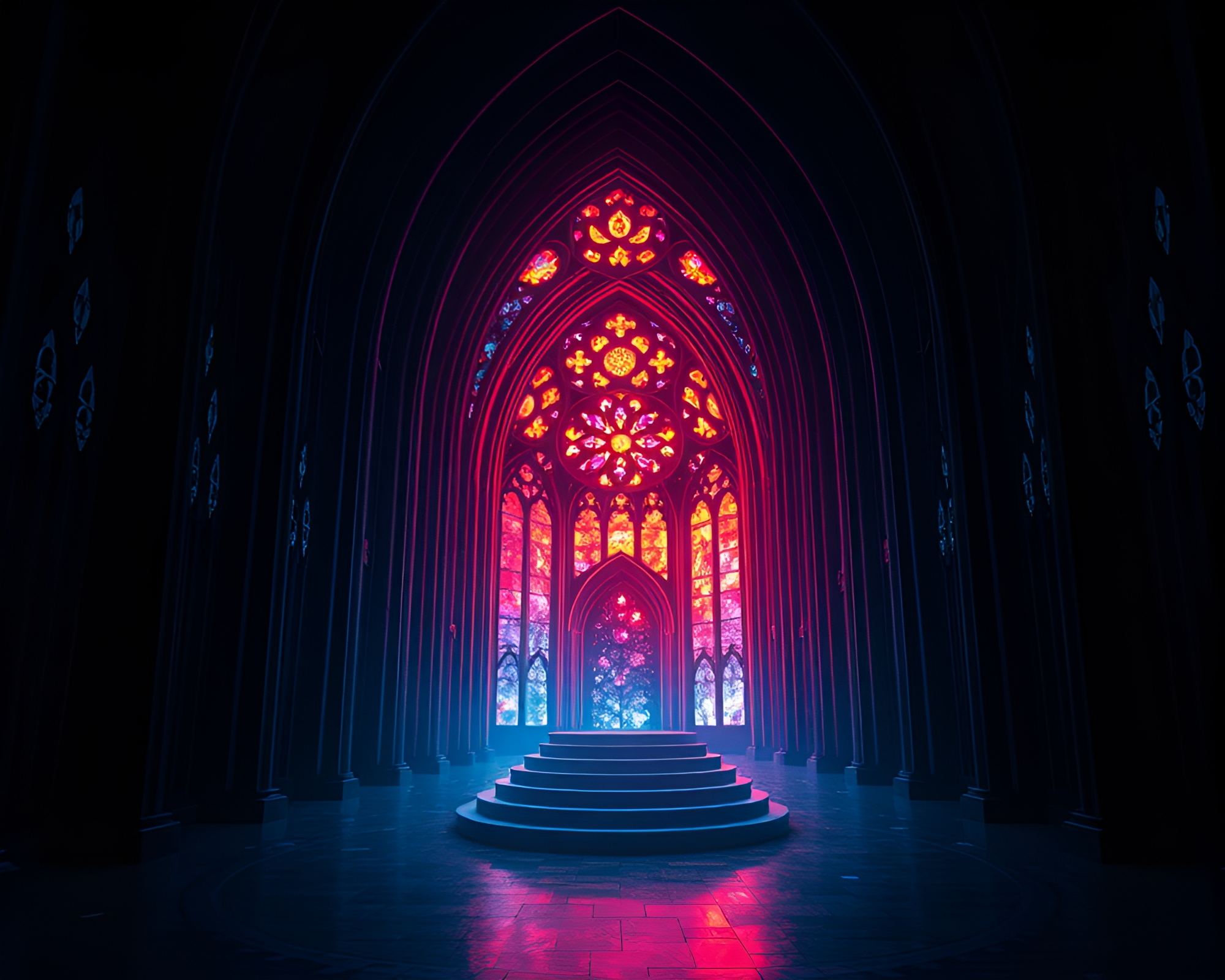 Glowing Dragon Egg in Glitch Cathedral Light – free AI stock image