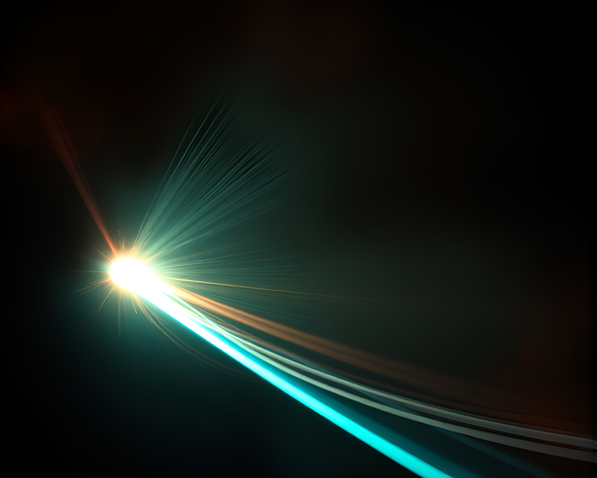Charcoal strokes embrace laser sword in firefly glow – free AI stock image