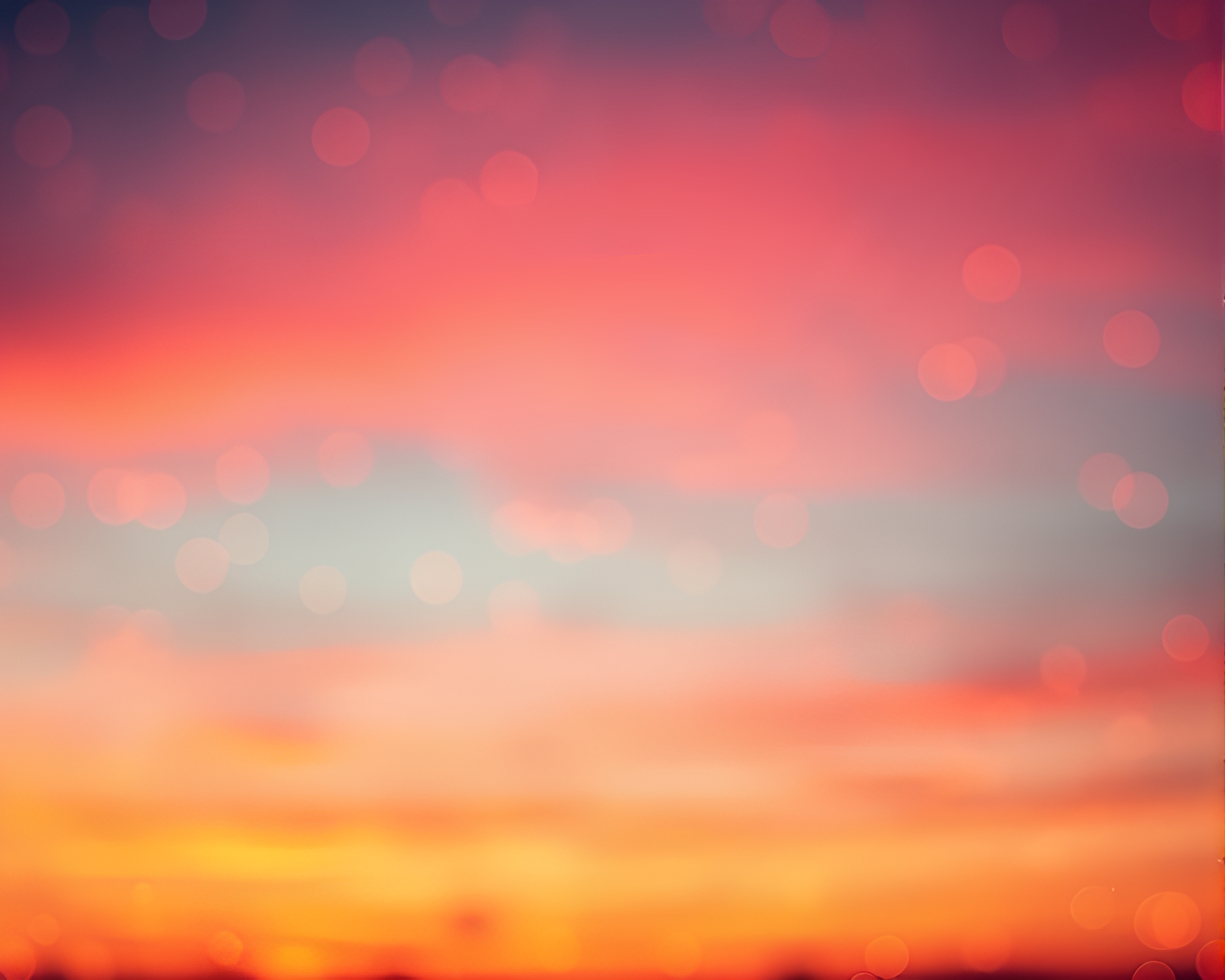 Retro Wave Bubble Cluster Sunset Double Exposure – free AI stock image