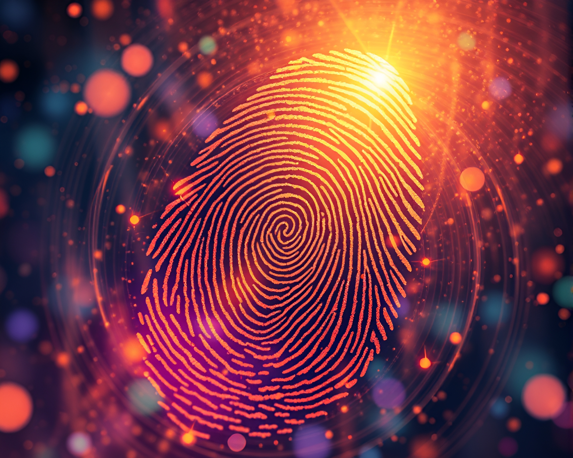 Steampunk Fingerprint Swirl in Time Dilation Field – free AI stock image