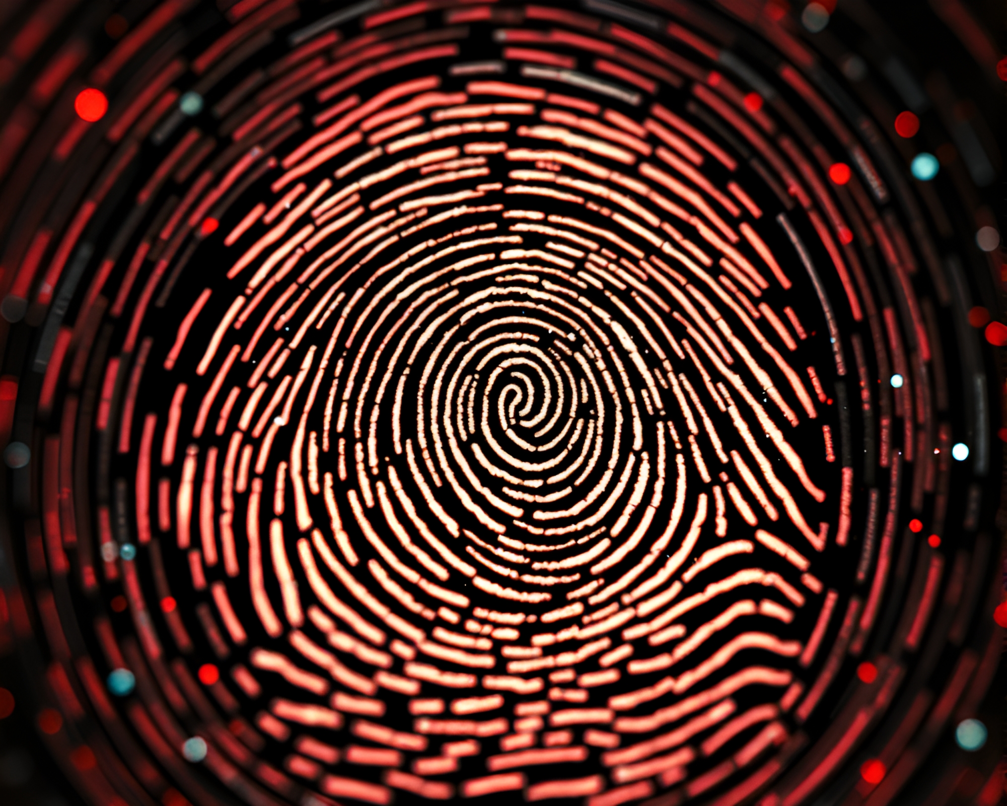 Fingerprint Swirl in Runic Alphabet Generative Art – free AI stock image