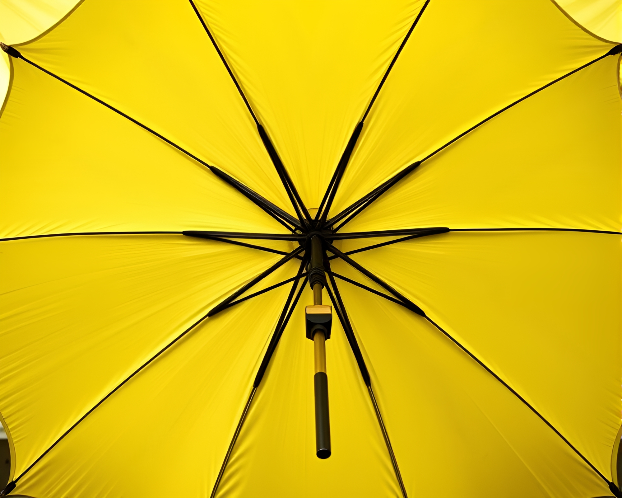 Ethereal Umbrella of Radiant Symmetry – free AI stock image