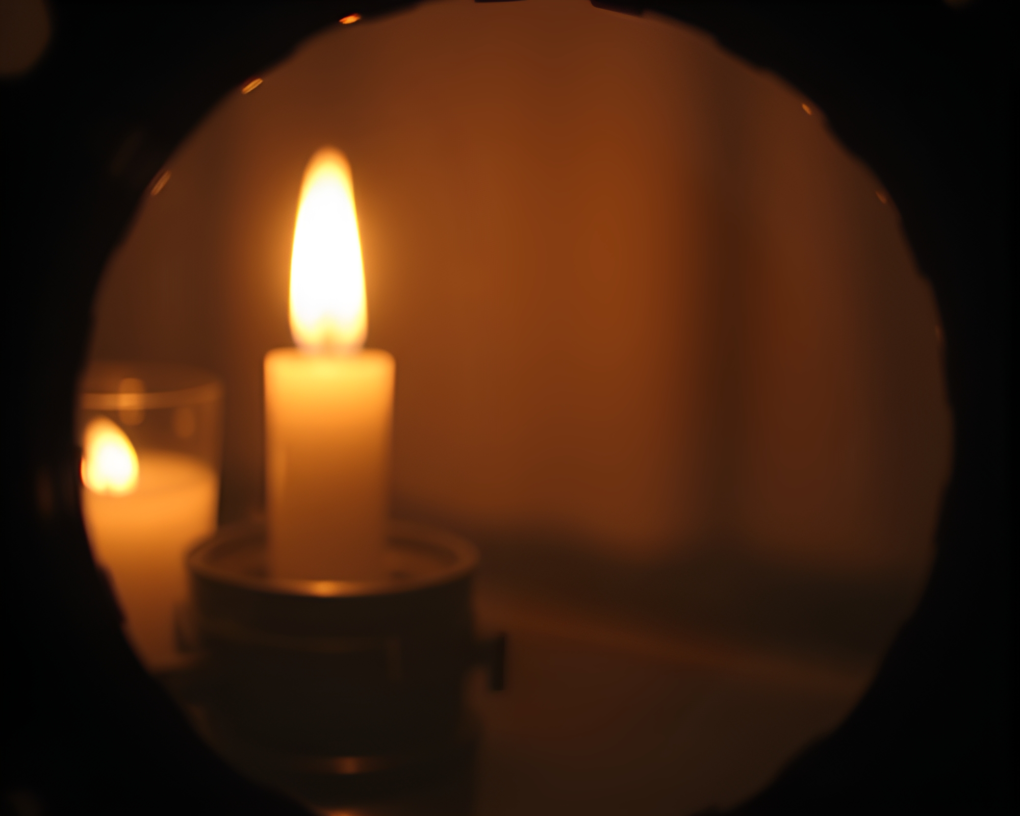 Ethereal Antique Compass in Candlelit Film Frame – free AI stock image
