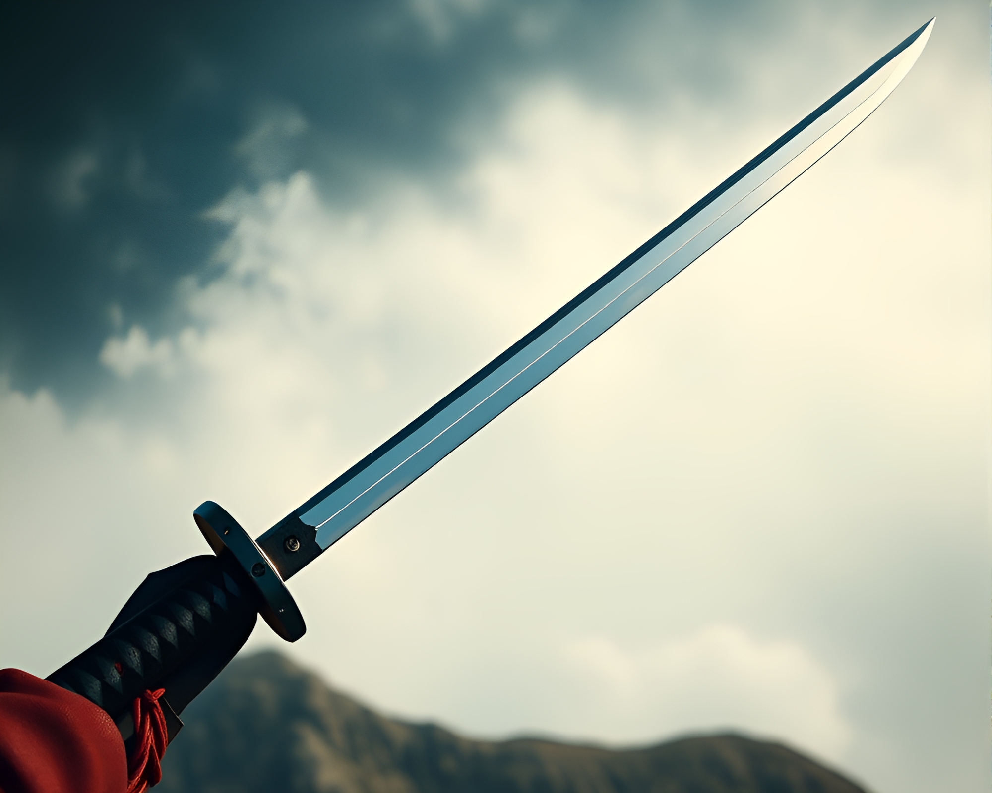 Samurai Warrior with Expired Film Aesthetic – free AI stock image