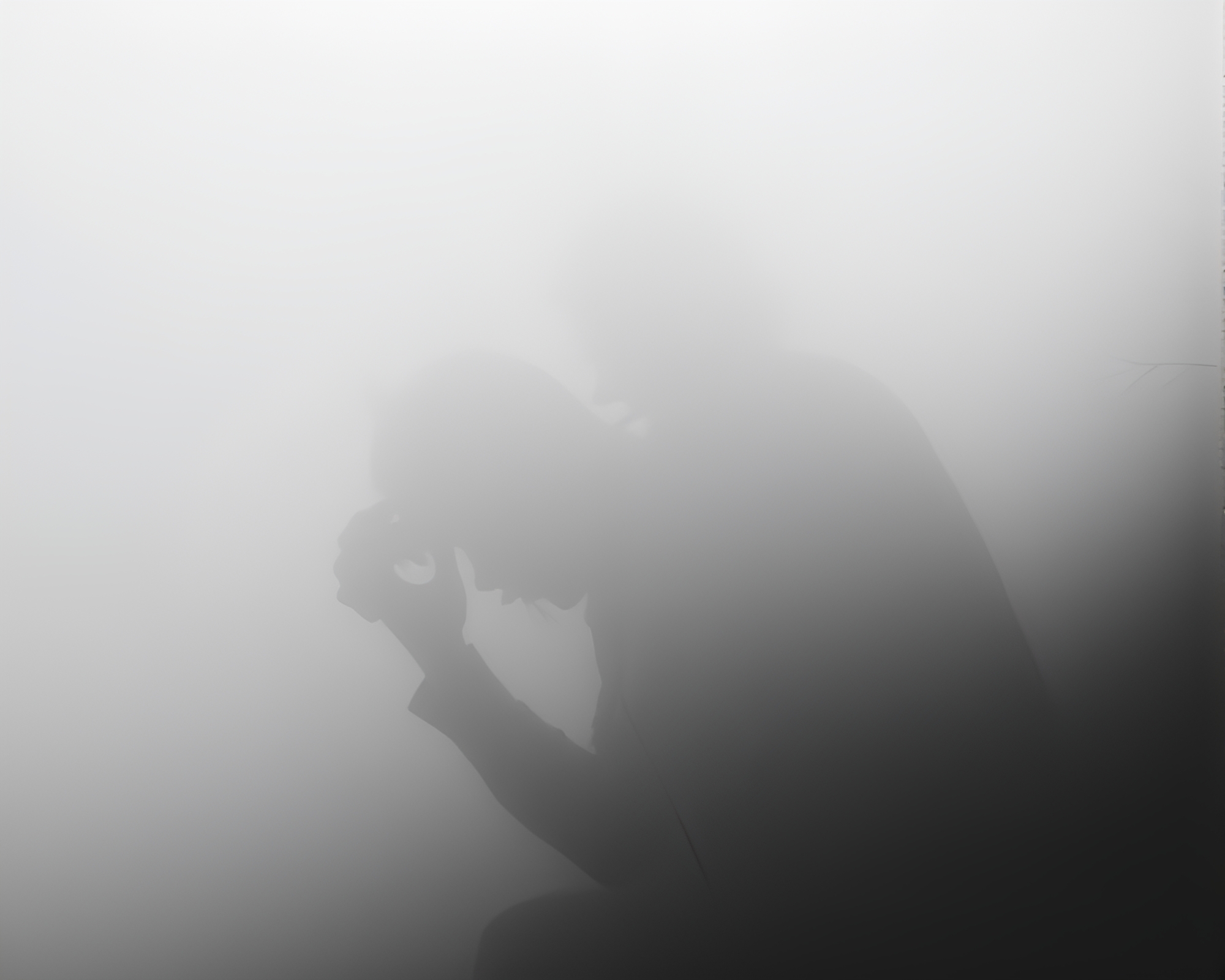 Foggy Noir Smart Contact Lens Landscape – free AI stock image