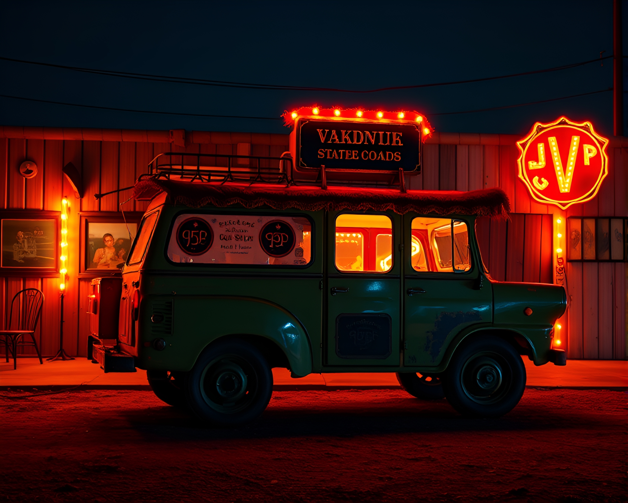 Vintage Stagecoach with Torn Edges in High-Key Light – free AI stock image