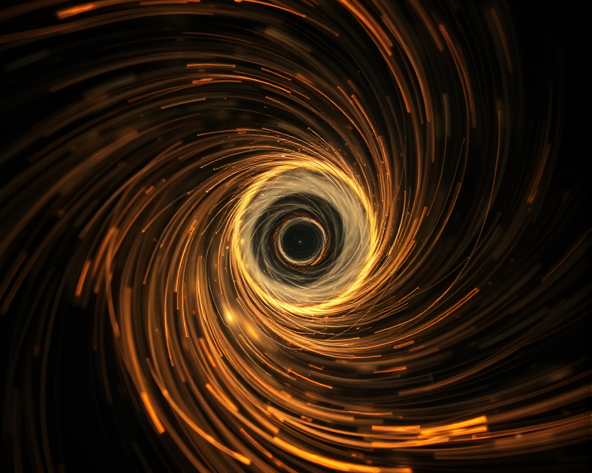 Time Vortex Twist in Egg Tempera – free AI stock image