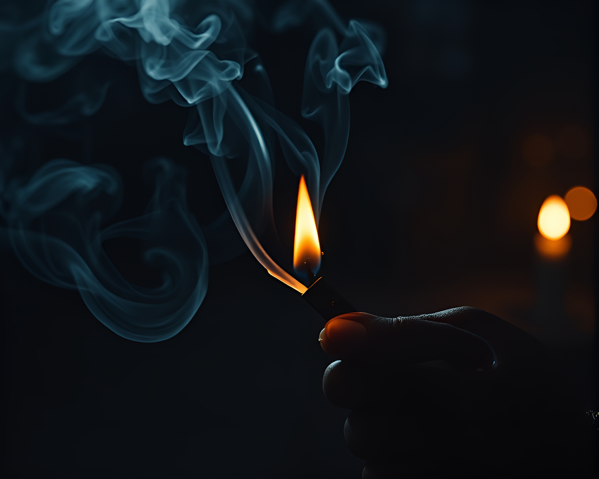Rusty pocketknife in ethereal double exposure smoke swirls – free AI stock image
