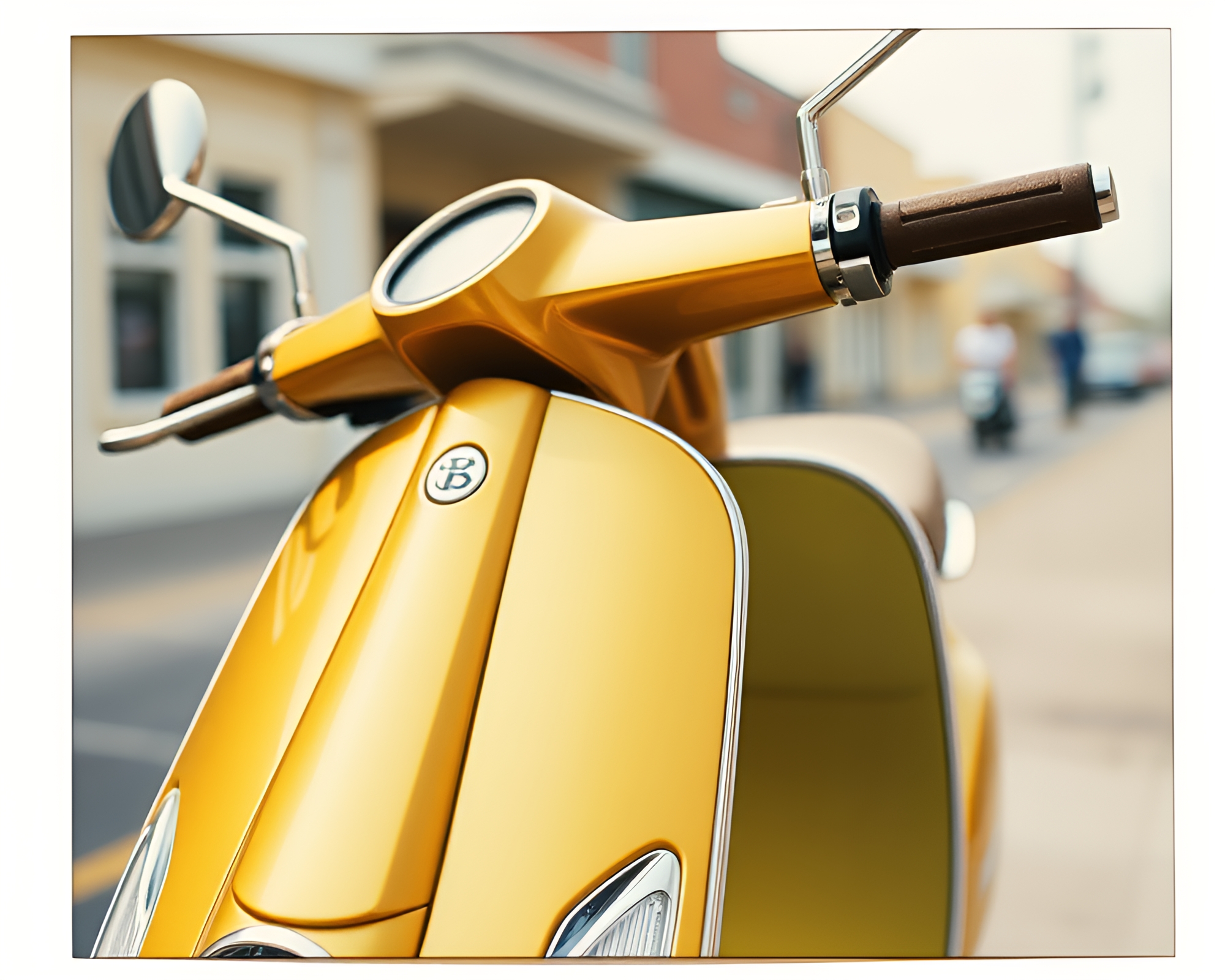 Majestic Electric Scooter amidst golden savannah details – free AI stock image