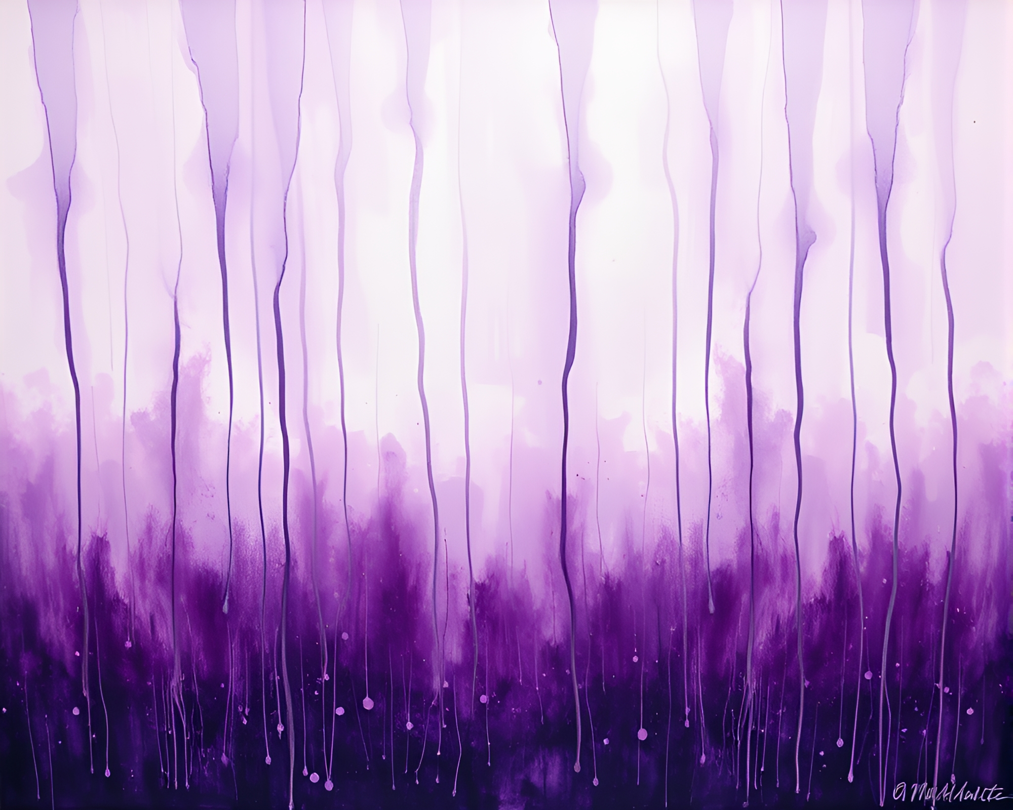 Amethyst Geyser: Acrylic Spray Paint Drips Masterpiece – free AI stock image