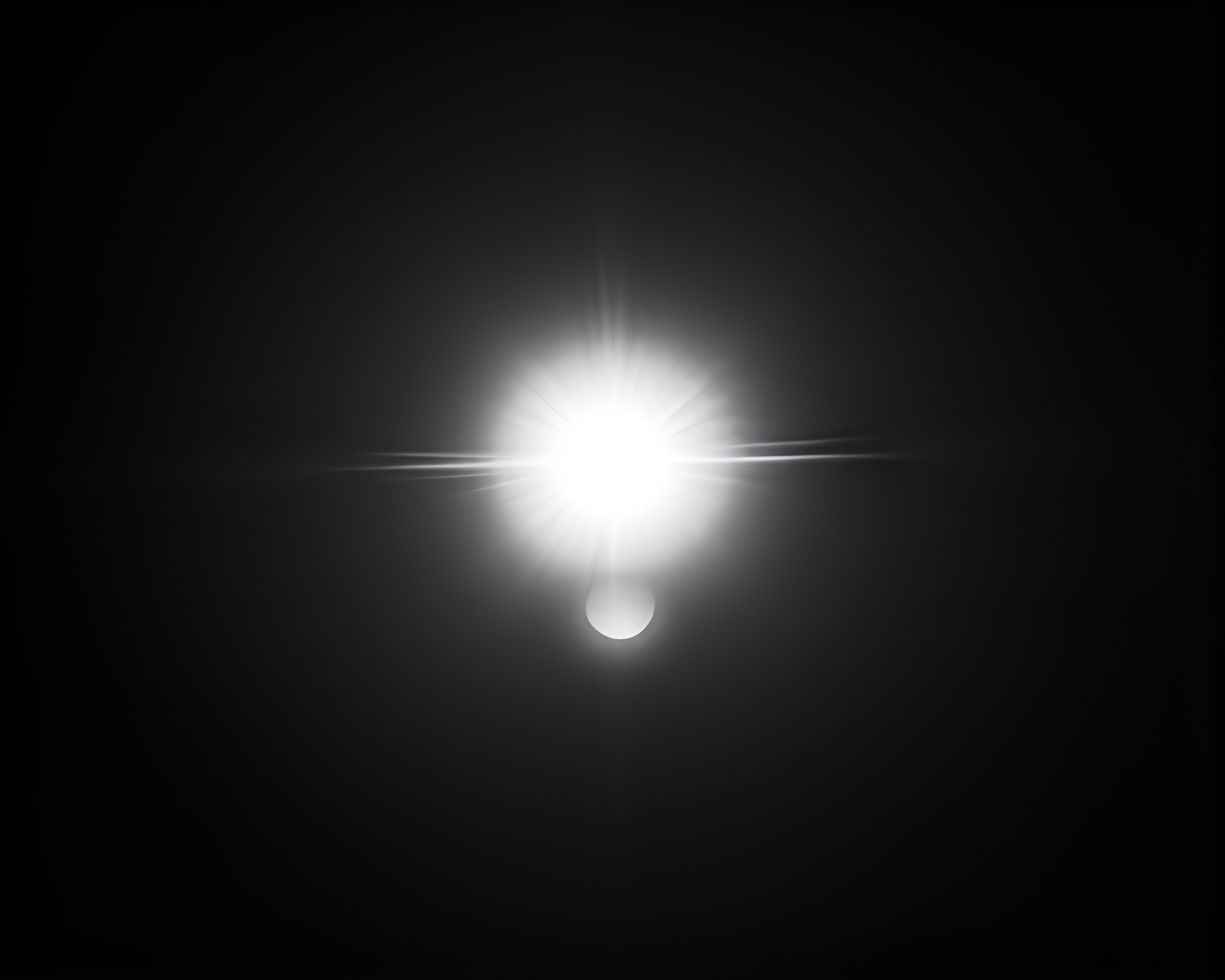 Phoenix Rising From Solar Flare Negative Space – free AI stock image