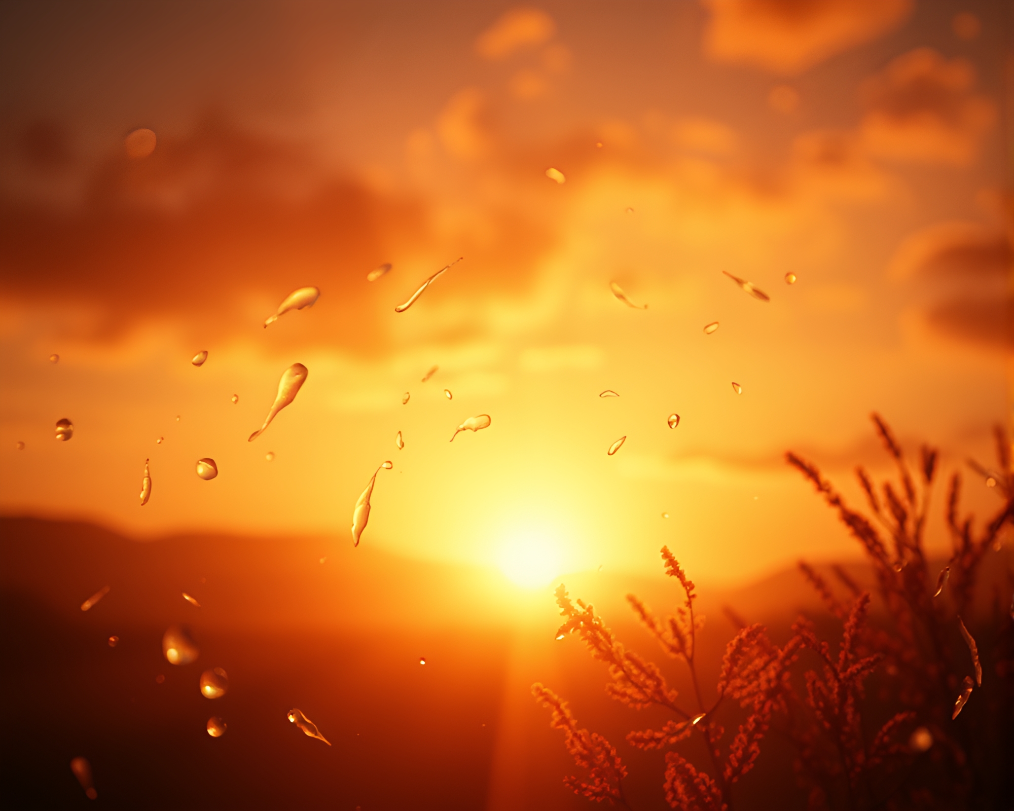 Phoenix emerging from torn paper in morning light – free AI stock image