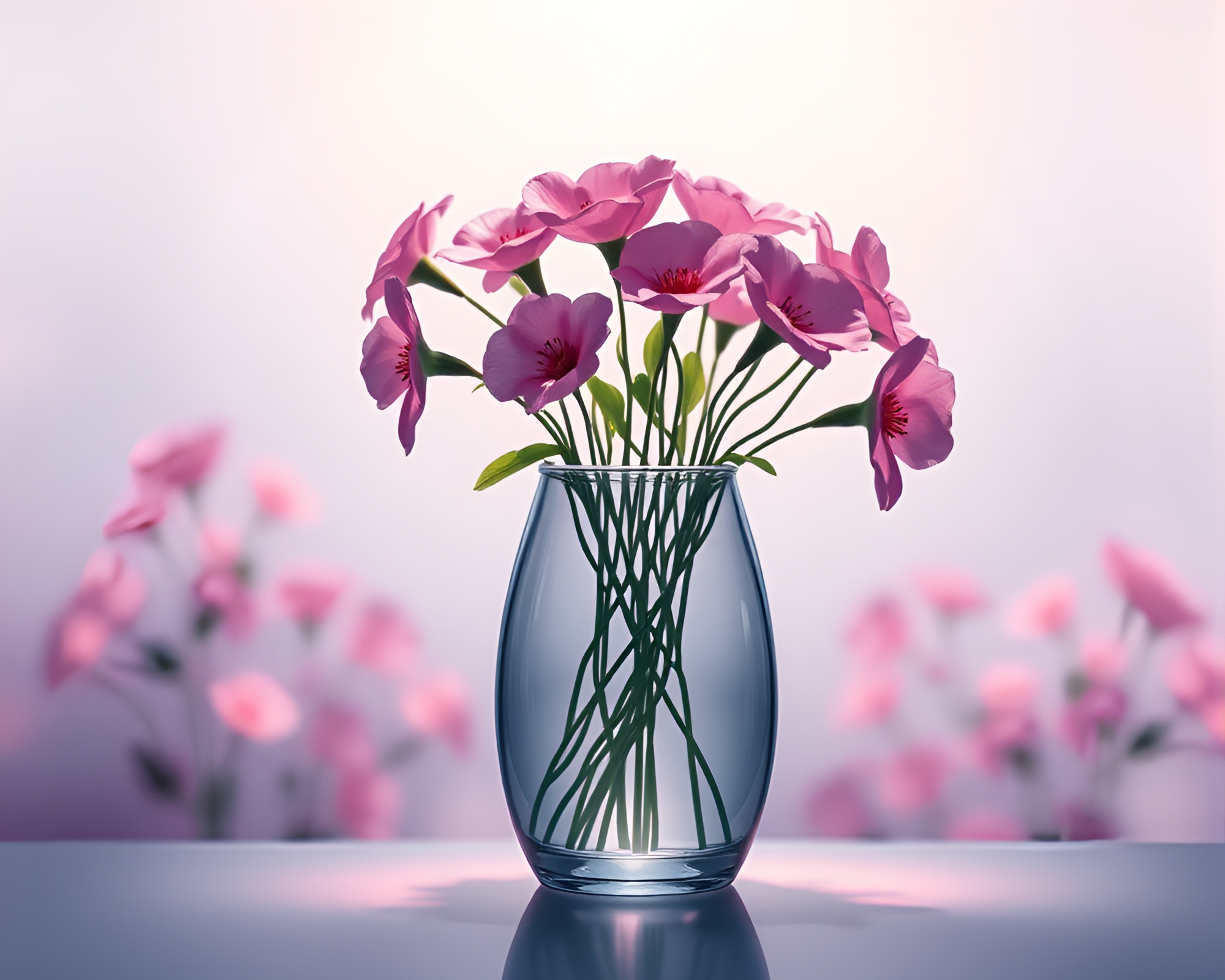 Fantastical Still Life: Medical Vase Spotlight – free AI stock image