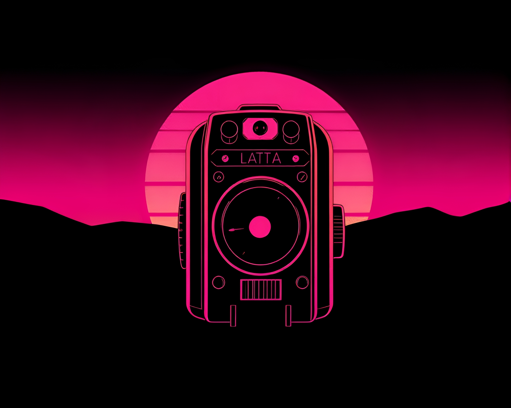 Futuristic Jetpack Adventure in Earth-Toned Vector Halftone – free AI stock image