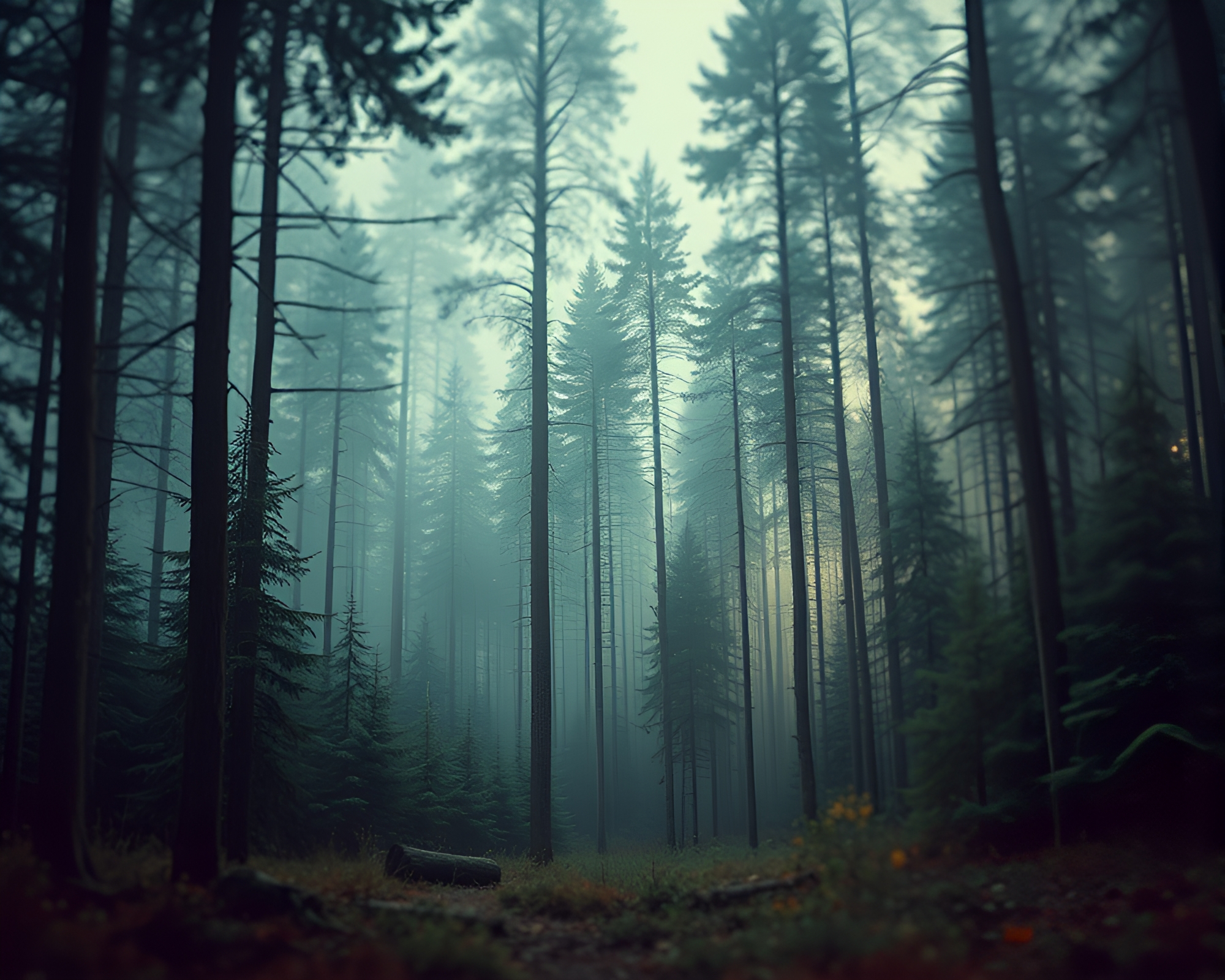 Forest Steampunk Illustration with Focus Stacking Technique – free AI stock image
