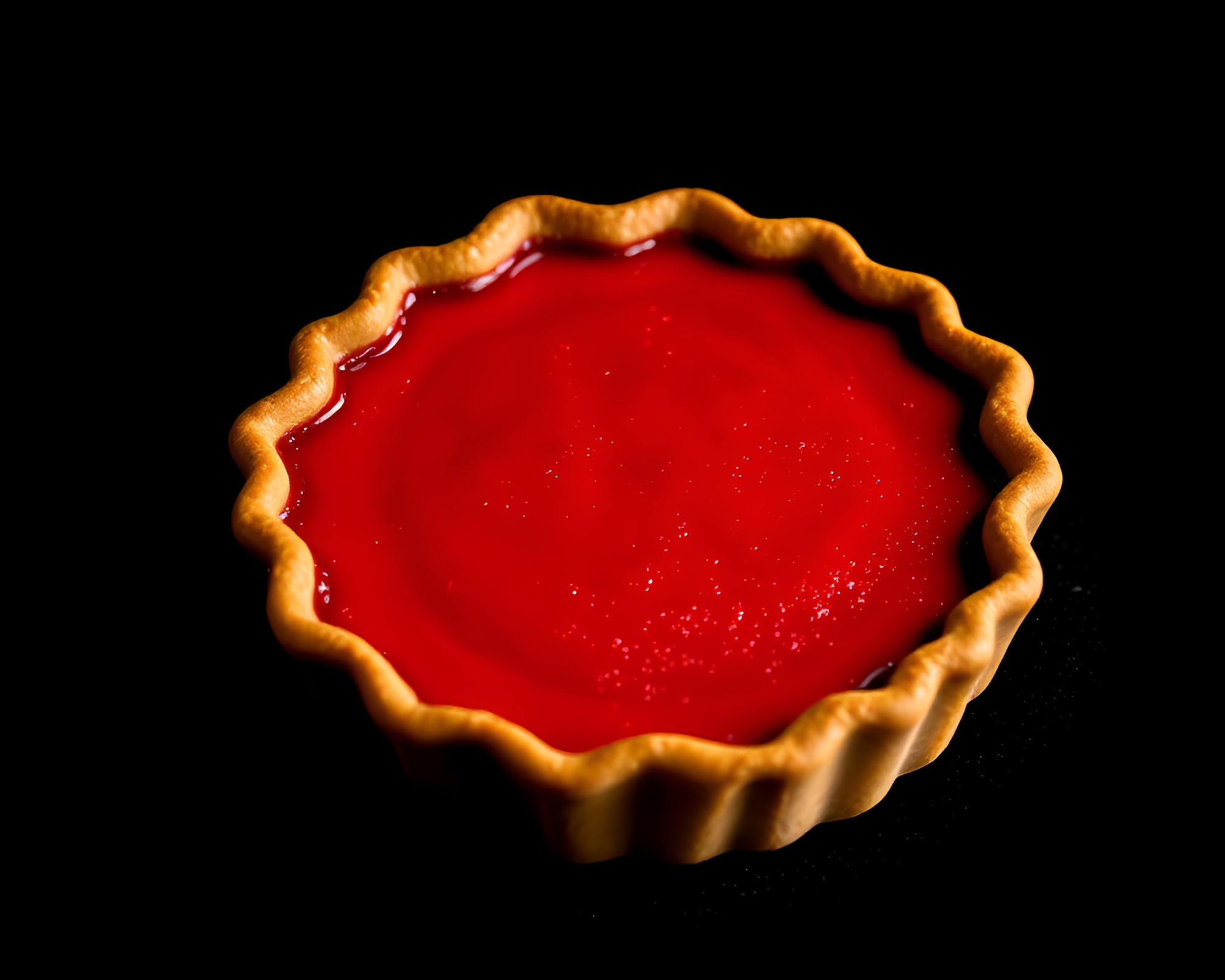 Ruby Red Pumpkin Pie Data Visualization – free AI stock image