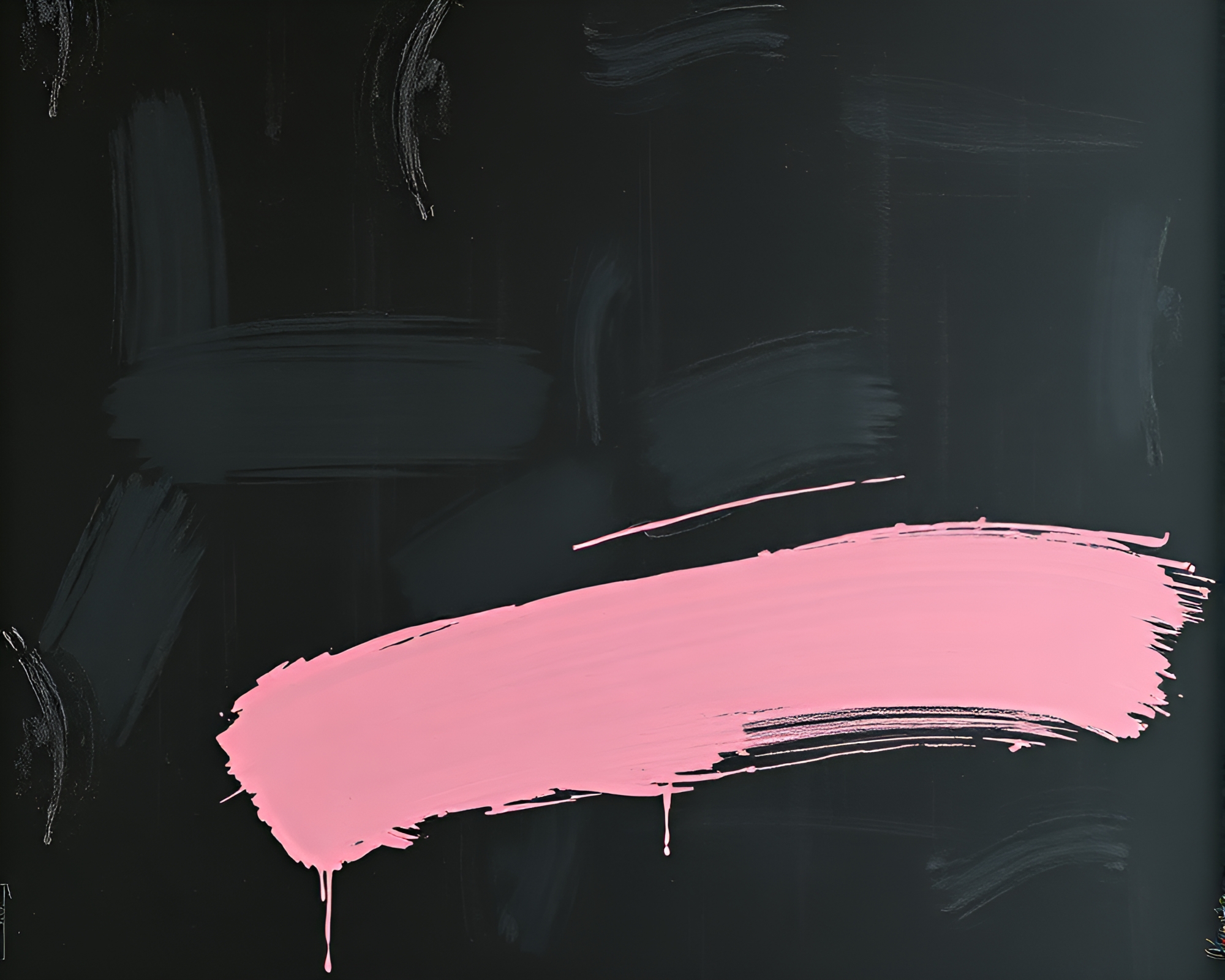 Gothic Chalkboard Smudges With Blush Pink Glow – free AI stock image