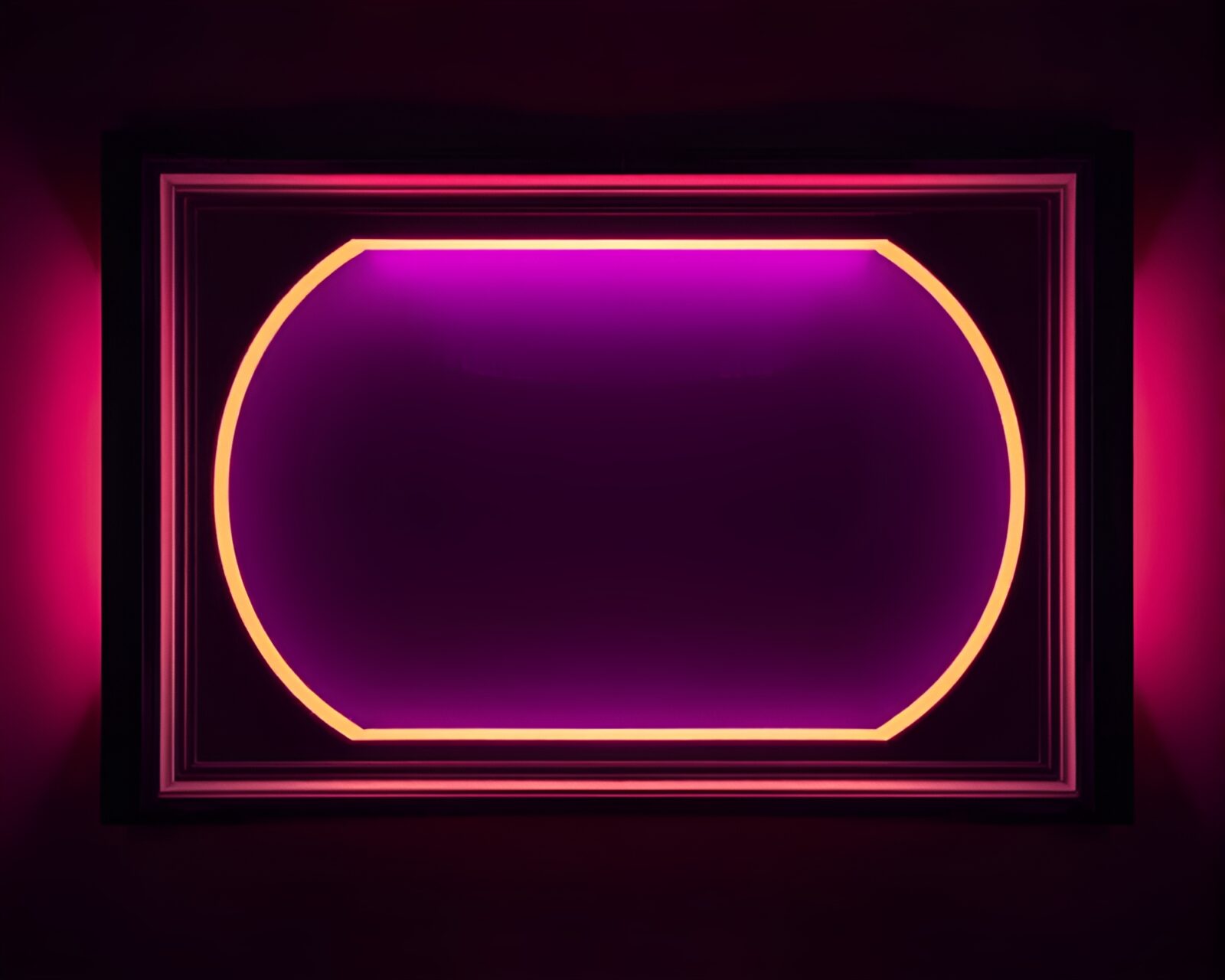 Matte finish image of a fantastical chimera in ultraviolet hues