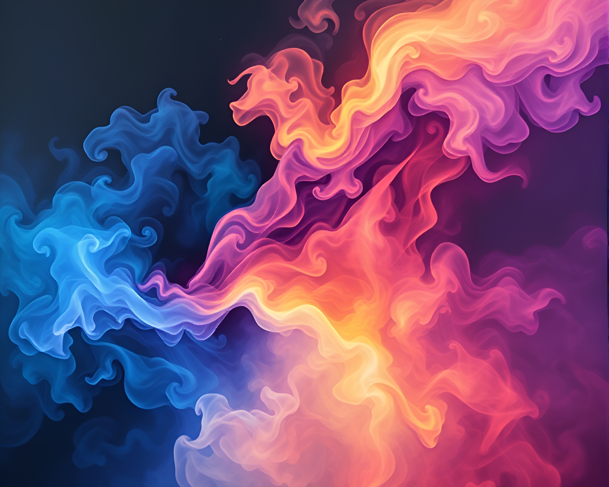 Mystical Waterfall Nebula in Stencil Art – free AI stock image