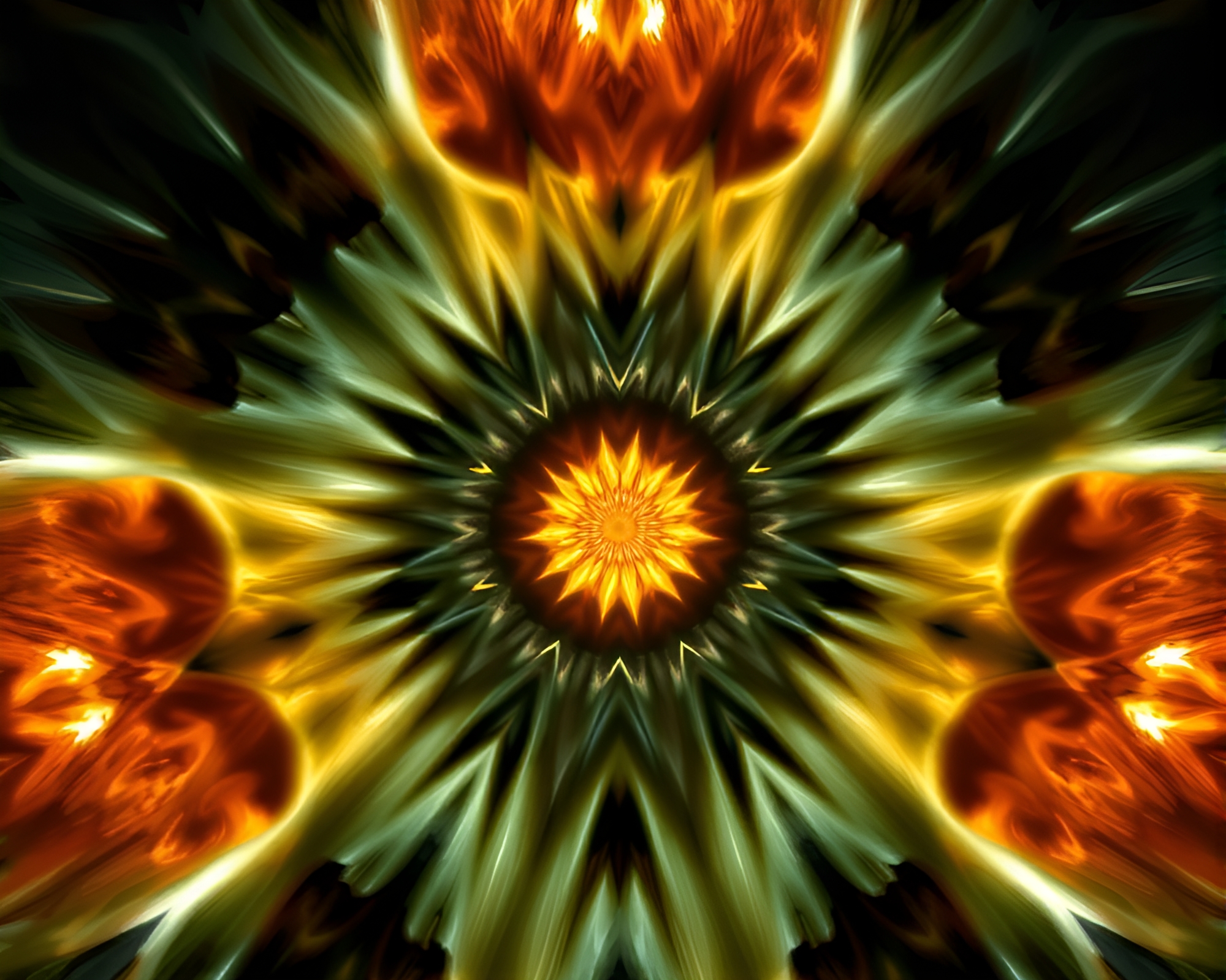 Trumpet Sonata: Fractal Light Symphony – free AI stock image