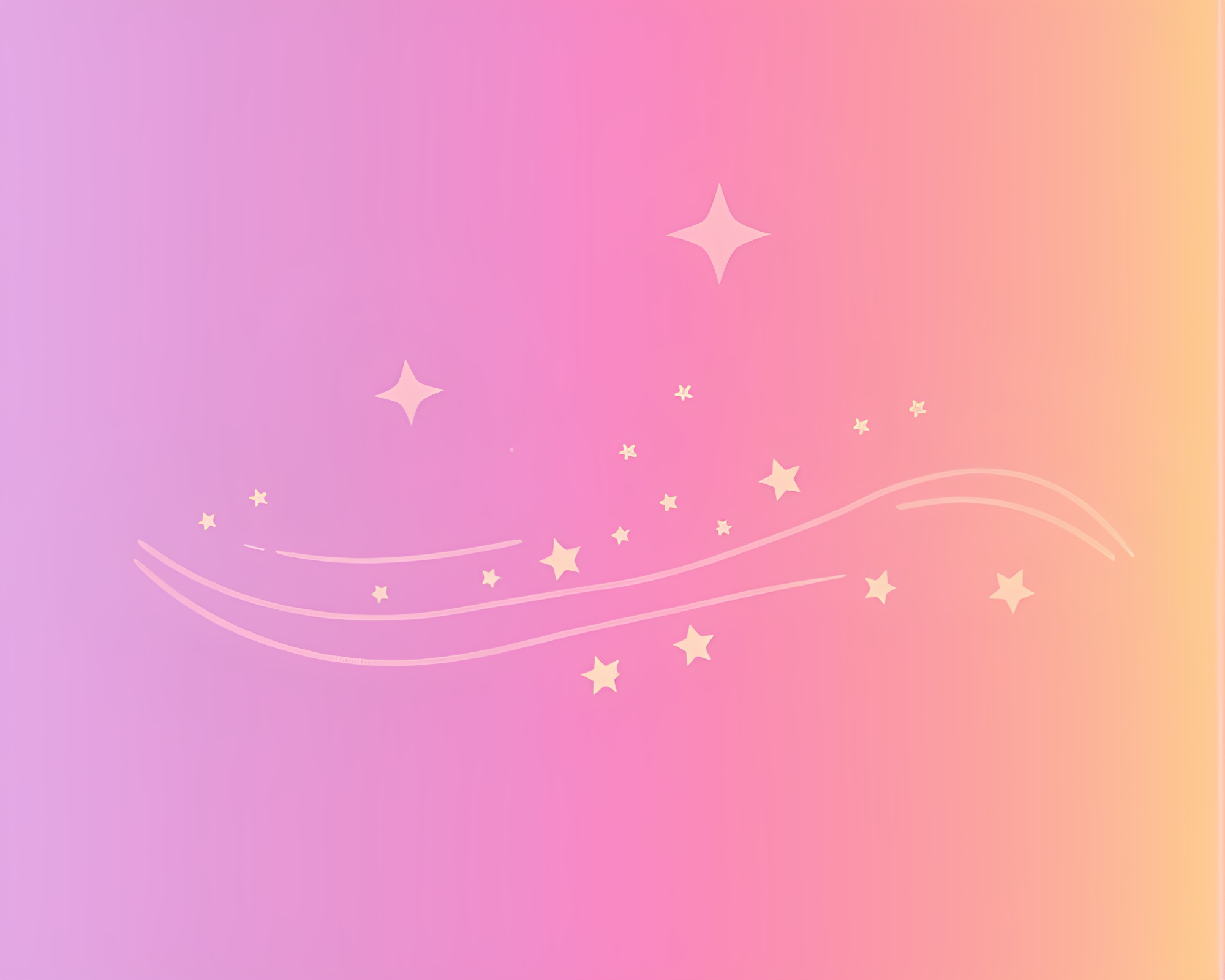 Fruit Tart Star Trails in Pastel Stencil Art – free AI stock image