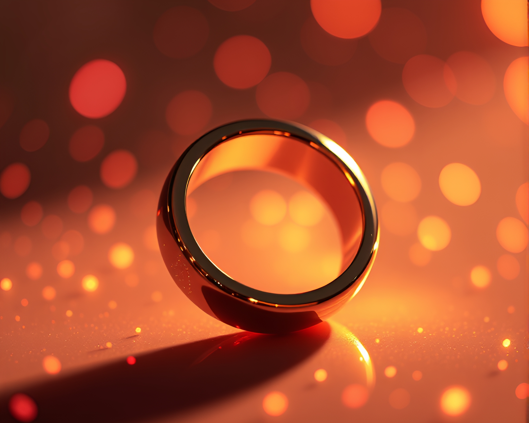Retro Pixel Art Ring with Glossy Highlights Close-Up – free AI stock image