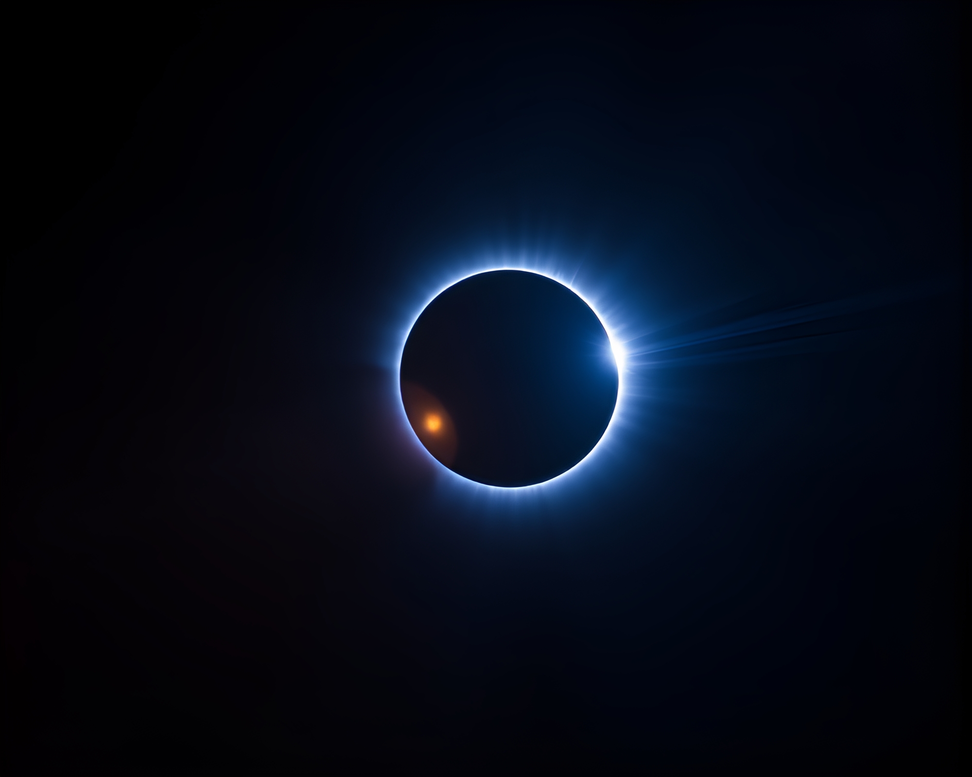 Solar Eclipse Fiber Optics Cinemagraph – free AI stock image