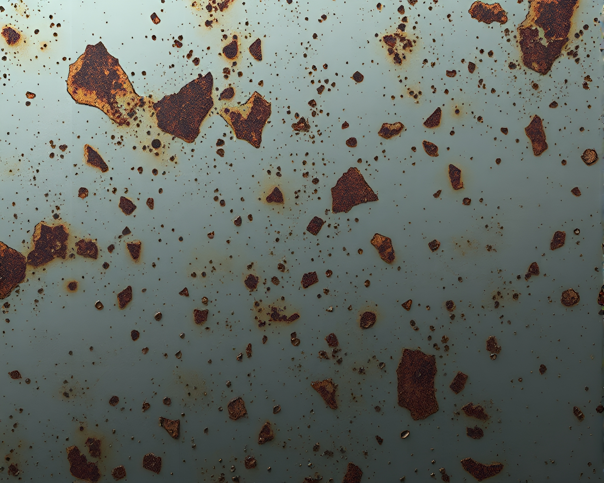 Siren Rust Flakes: A Misty Encounter – free AI stock image