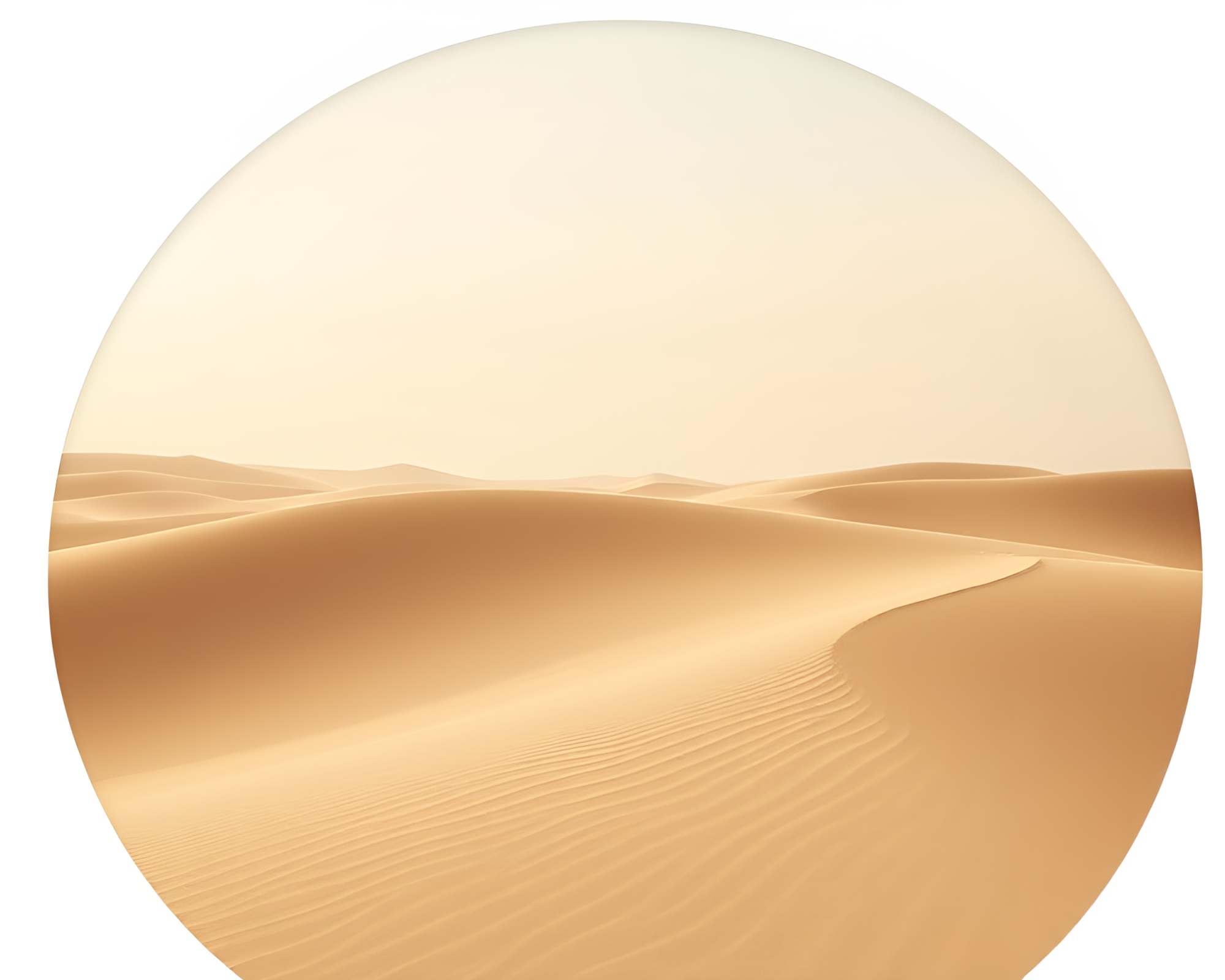 Surreal Sand Dune Collage in Halftone Dream – free AI stock image